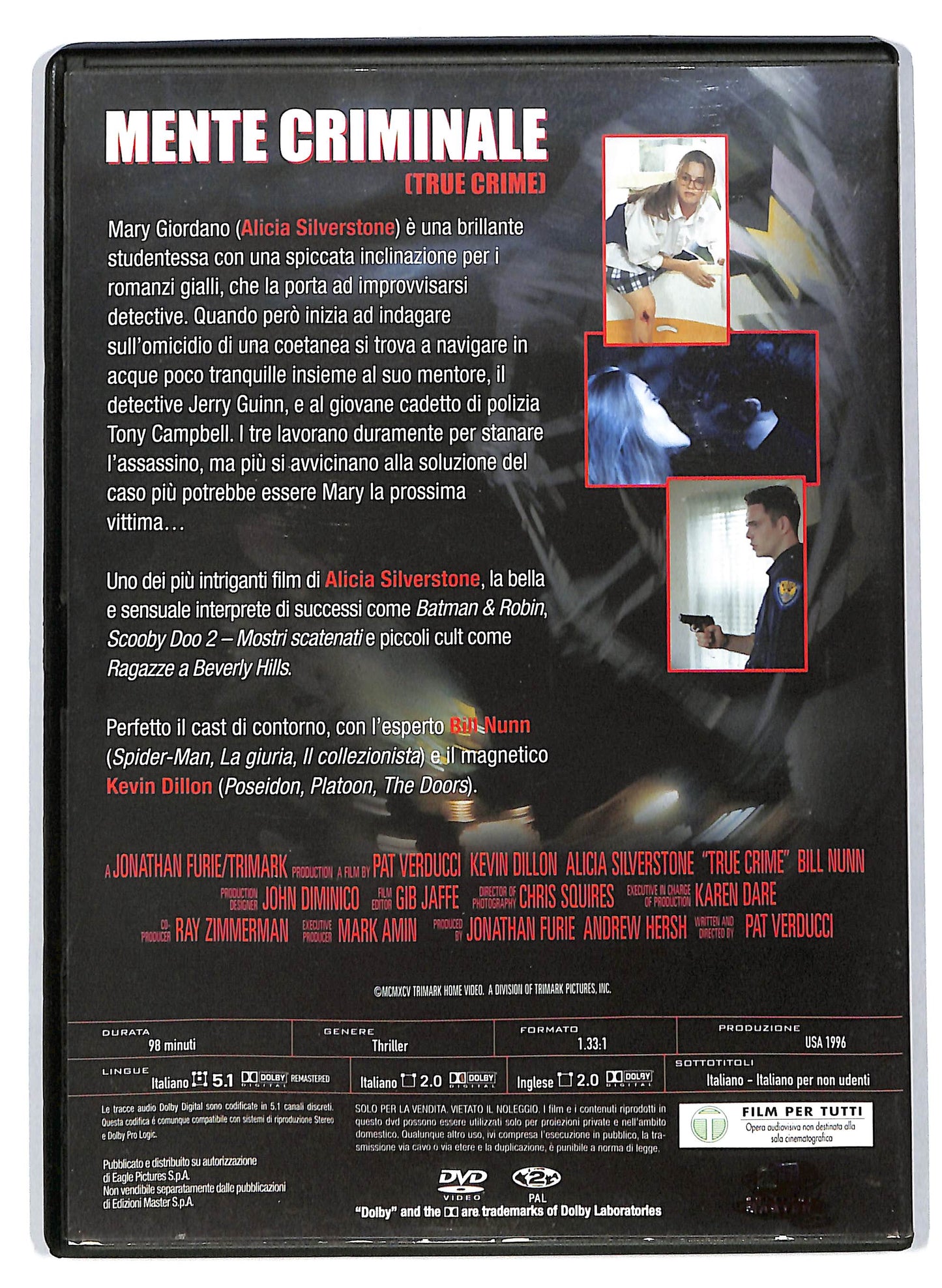 EBOND Mente criminale EDITORIALE DVD D705827