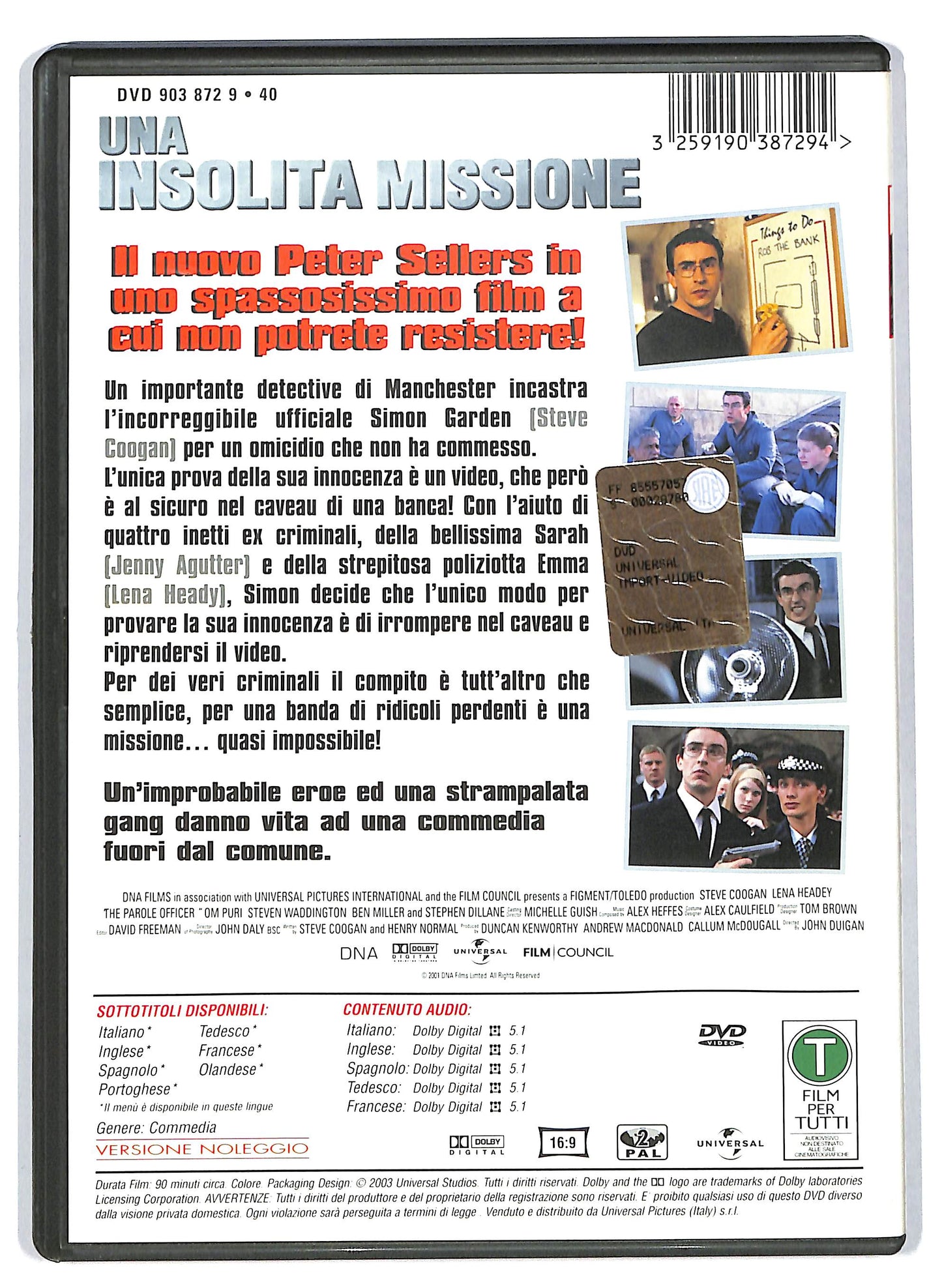 EBOND Una insolita missione NOLEGGIO DVD D705834