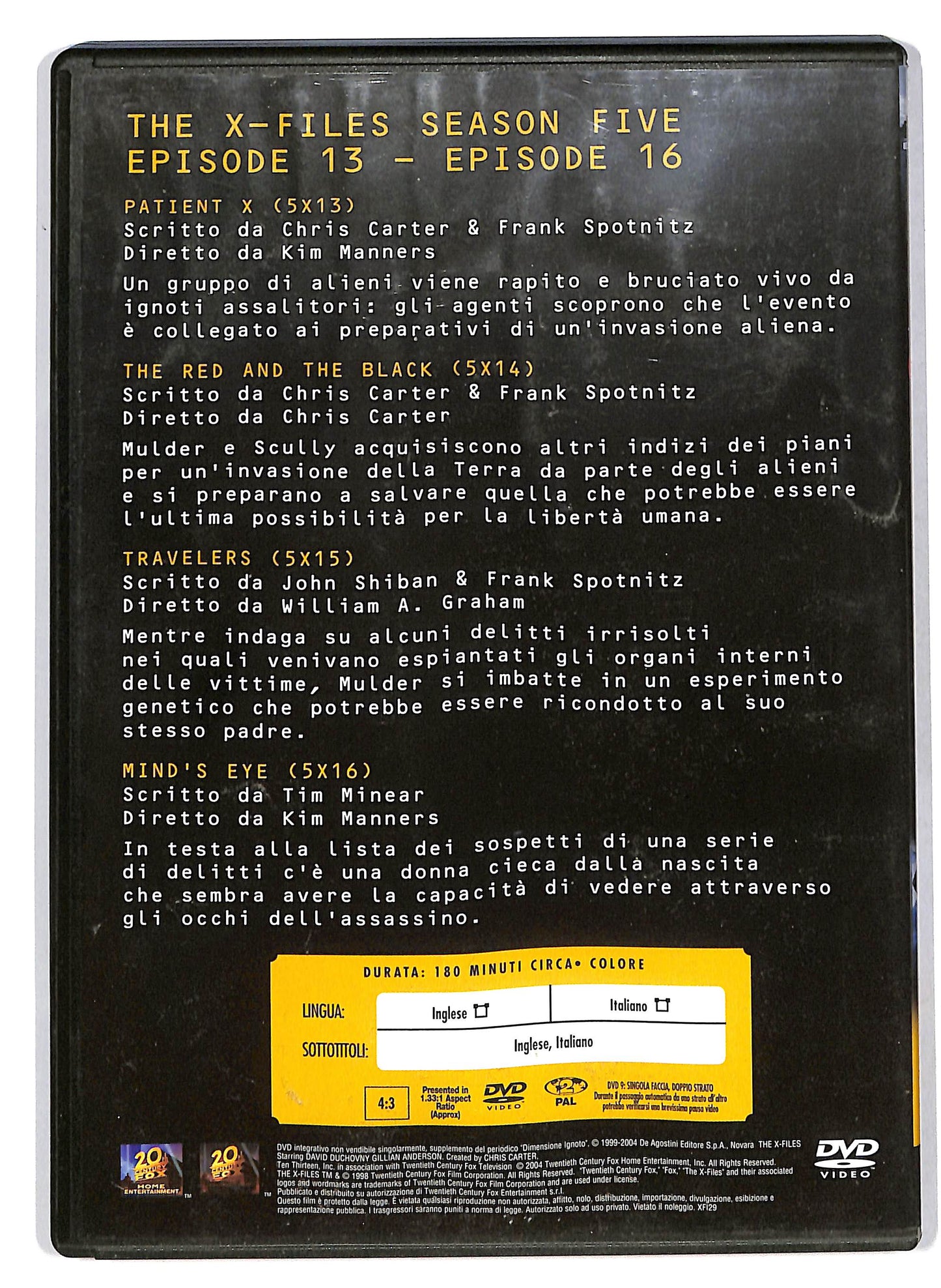 EBOND The X files Collection - Season five Volume 4 EDITORIALE DVD D705934