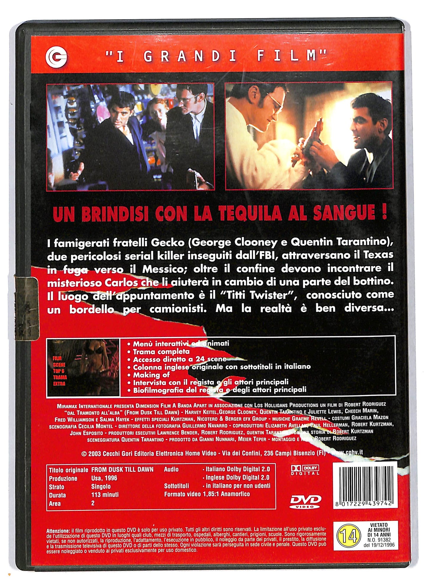 EBOND Dal tramonto all'alba DVD D706027