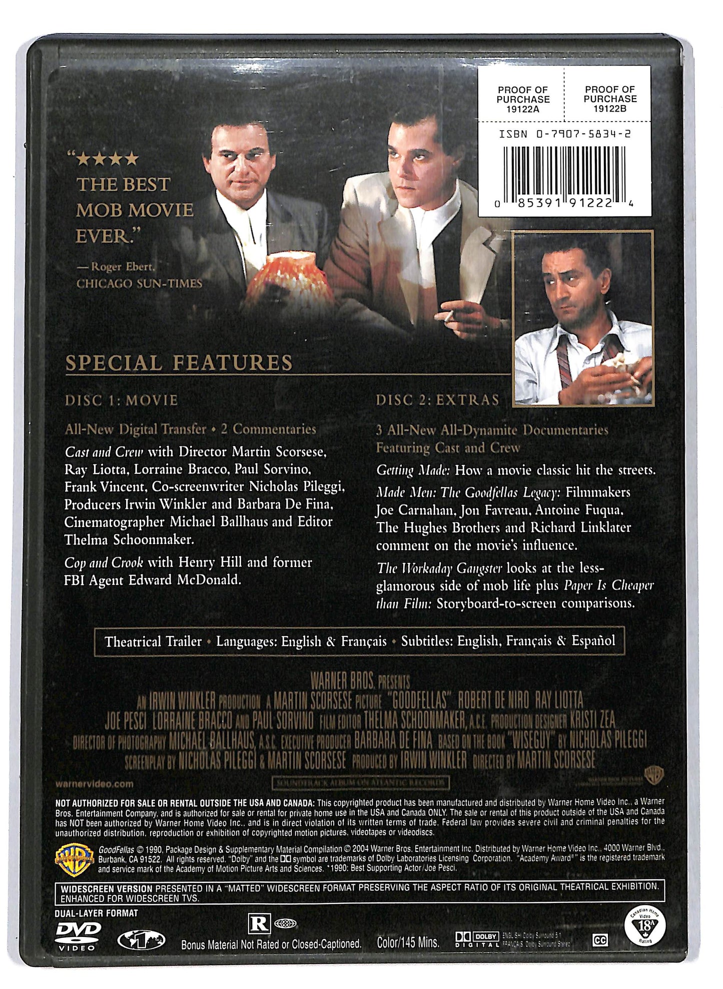 EBOND Goodfellas USA Edition DVD D706048
