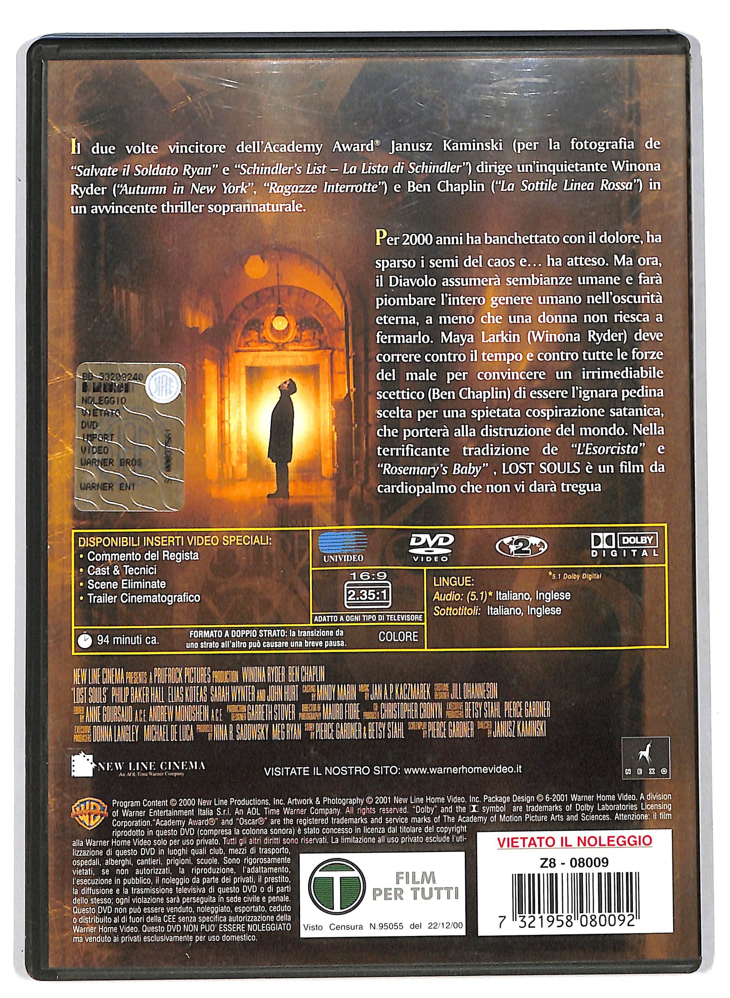 EBOND Lost Souls - La profezia DVD D706130