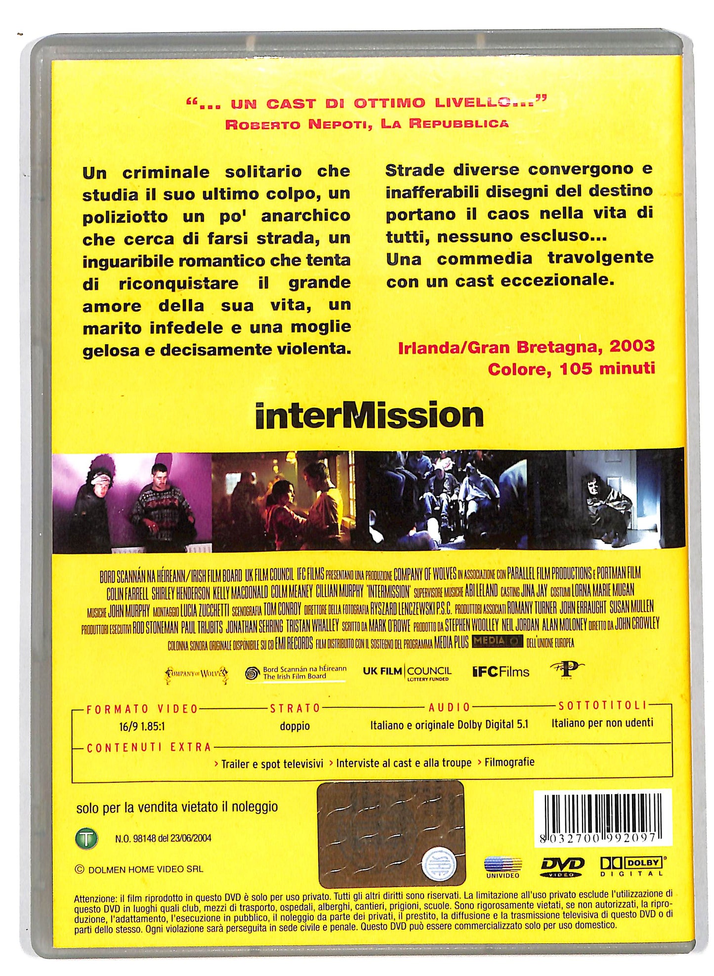 EBOND Intermission DVD D706145
