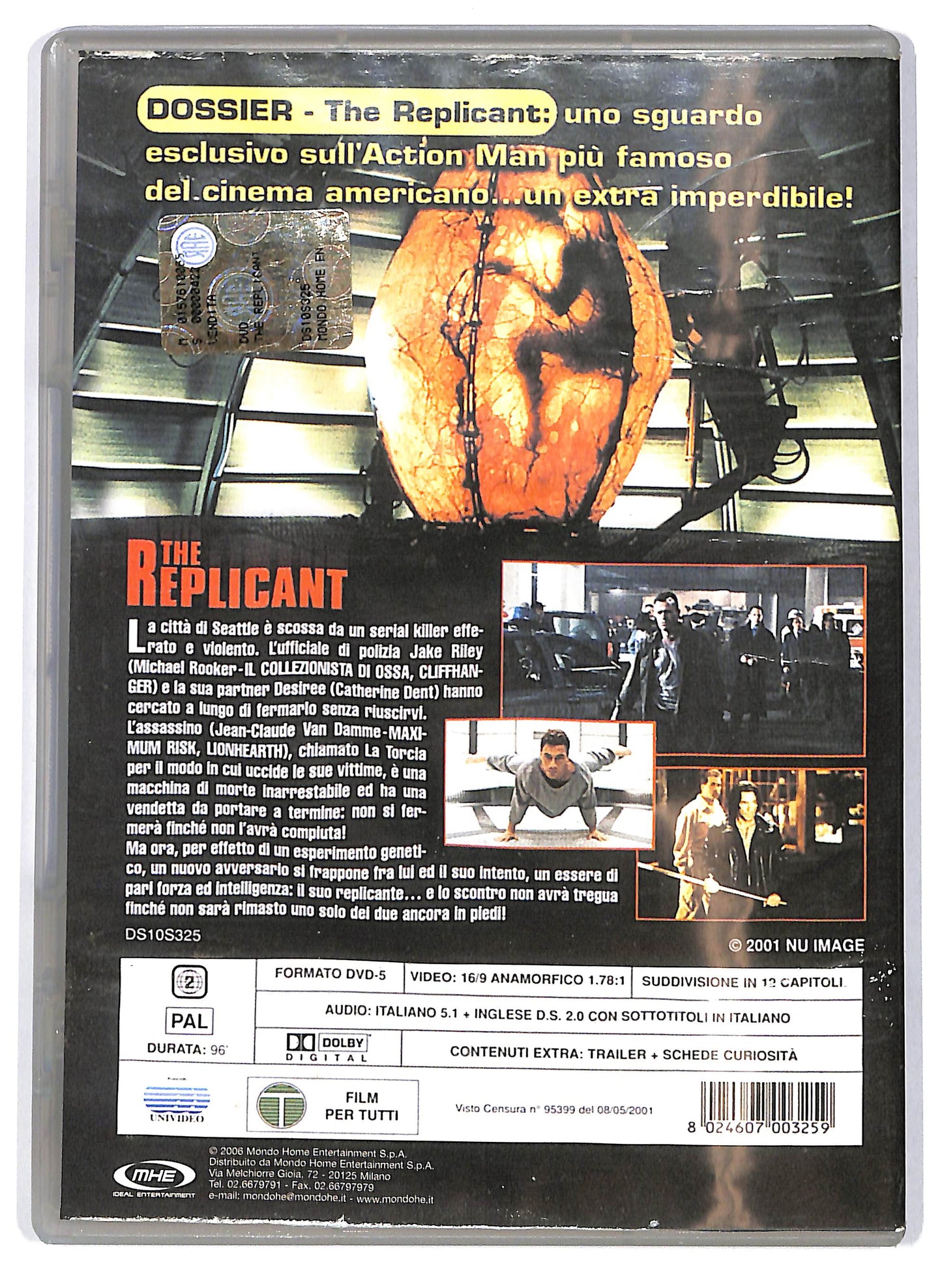 EBOND The Replicant EDITORIALE DVD D706240