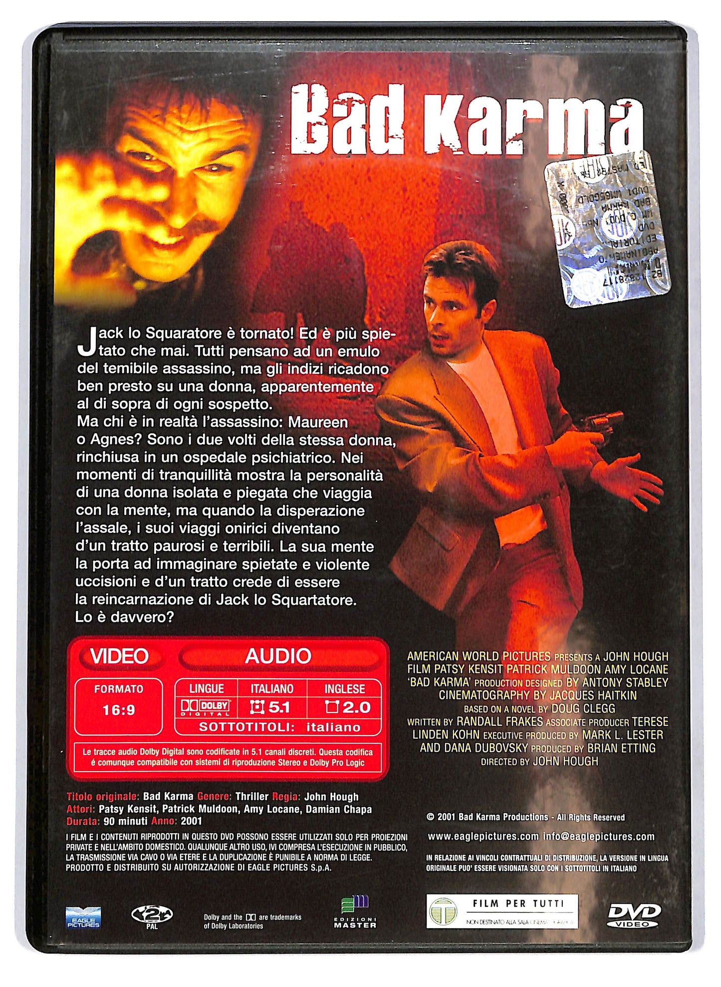 EBOND Bad Karma EDITORIALE DVD D706316