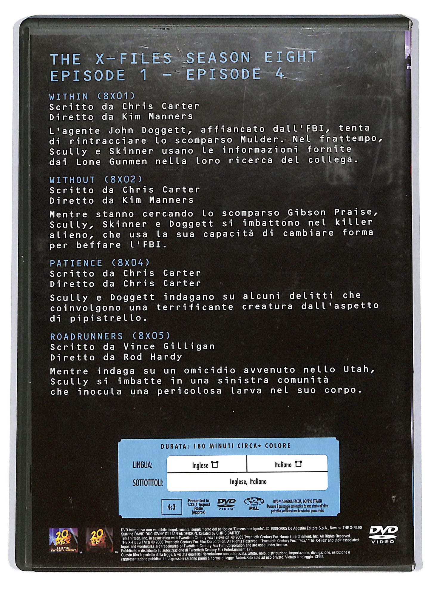 EBOND The X-Files collection - Season eight Volume 1 EDITORIALE DVD D706320