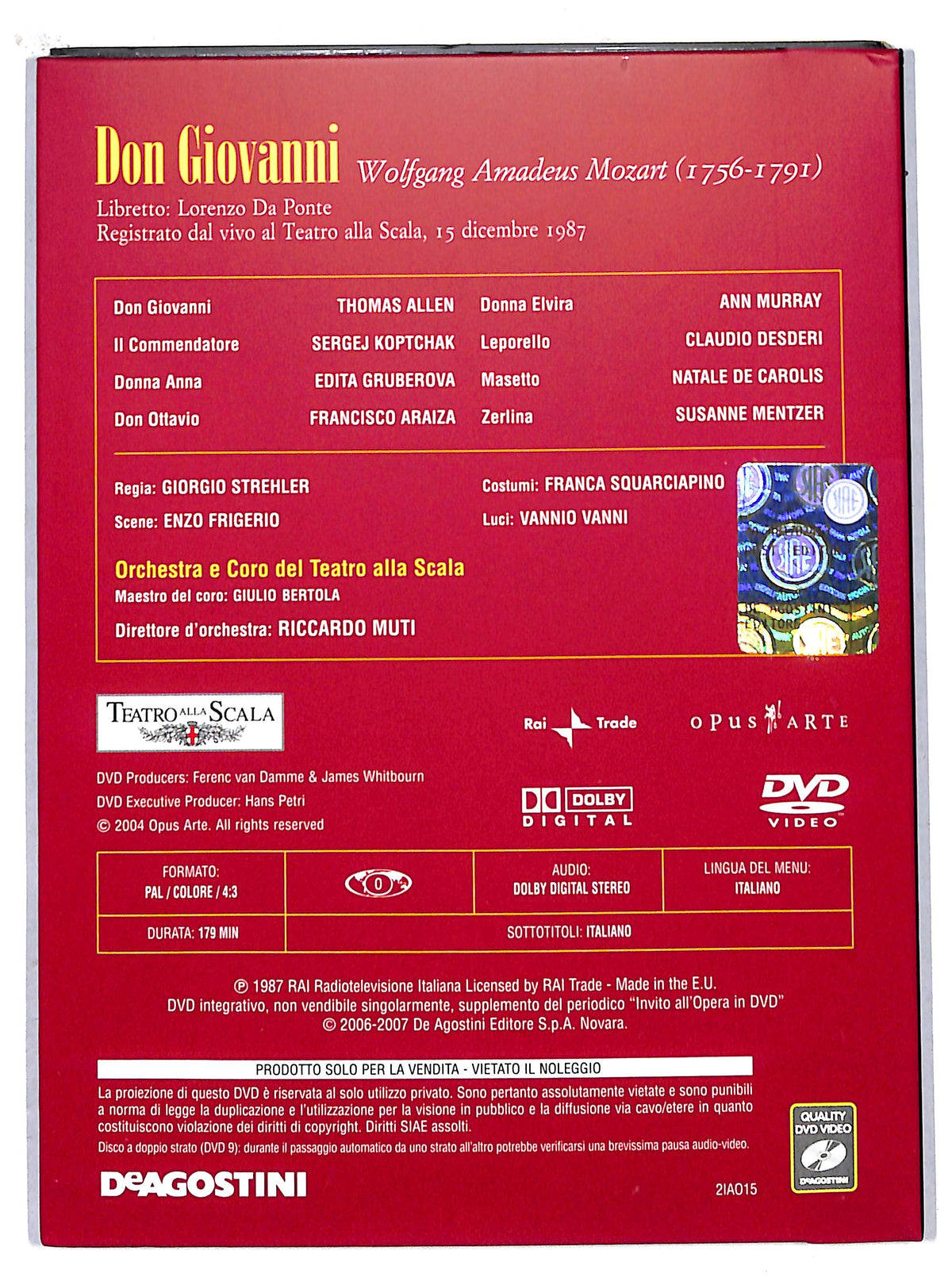 EBOND Invito all'opera Vol 15 - Don giovanni EDITORIALE DVD D706421