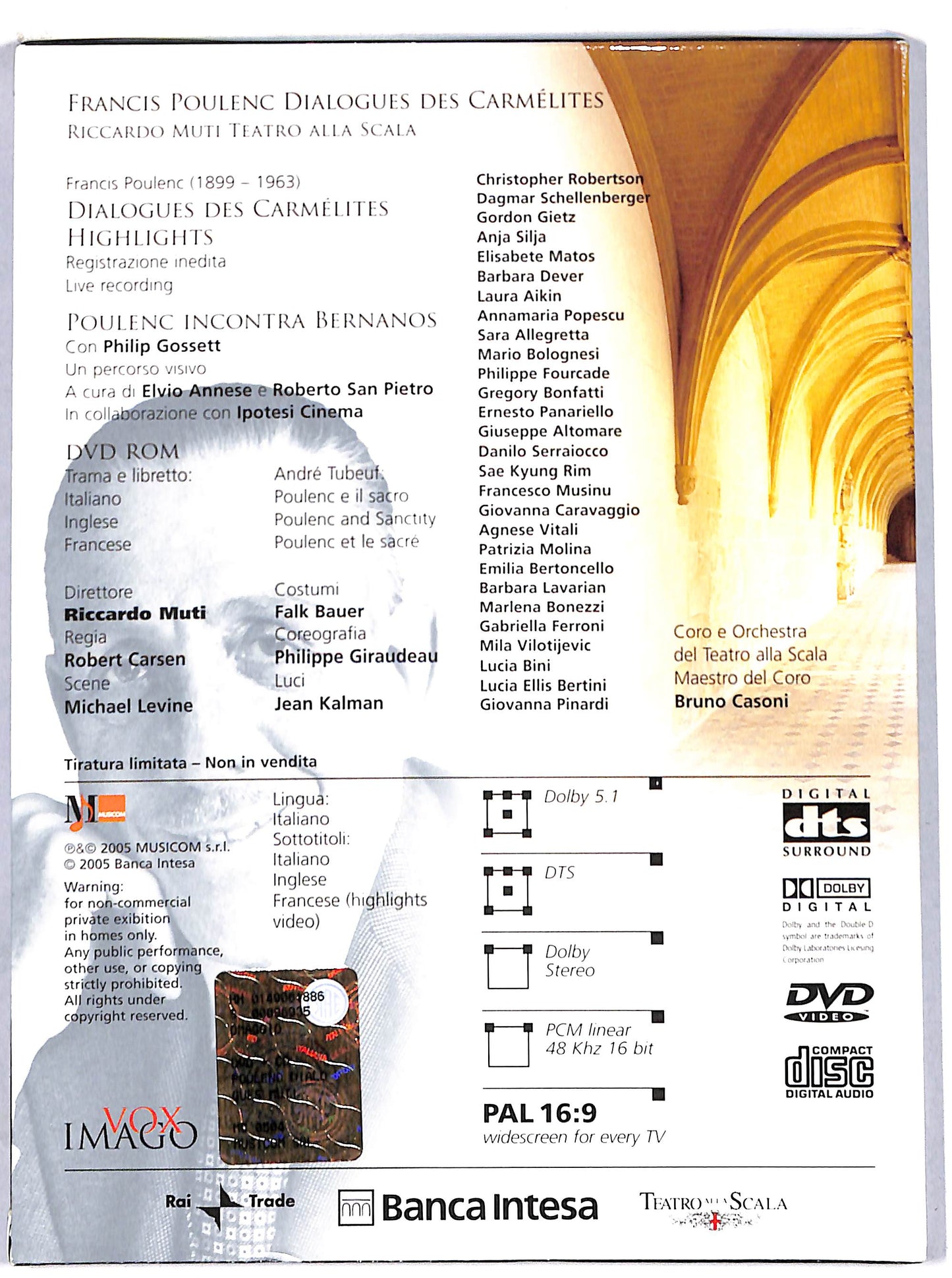 EBOND francis poulenc dialogues des carmelites EDITORIALE DVD D706519