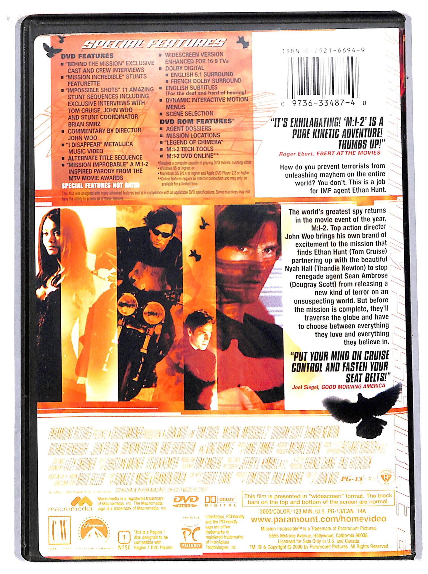 EBOND Mission: Impossible 2 no ita DVD D706565