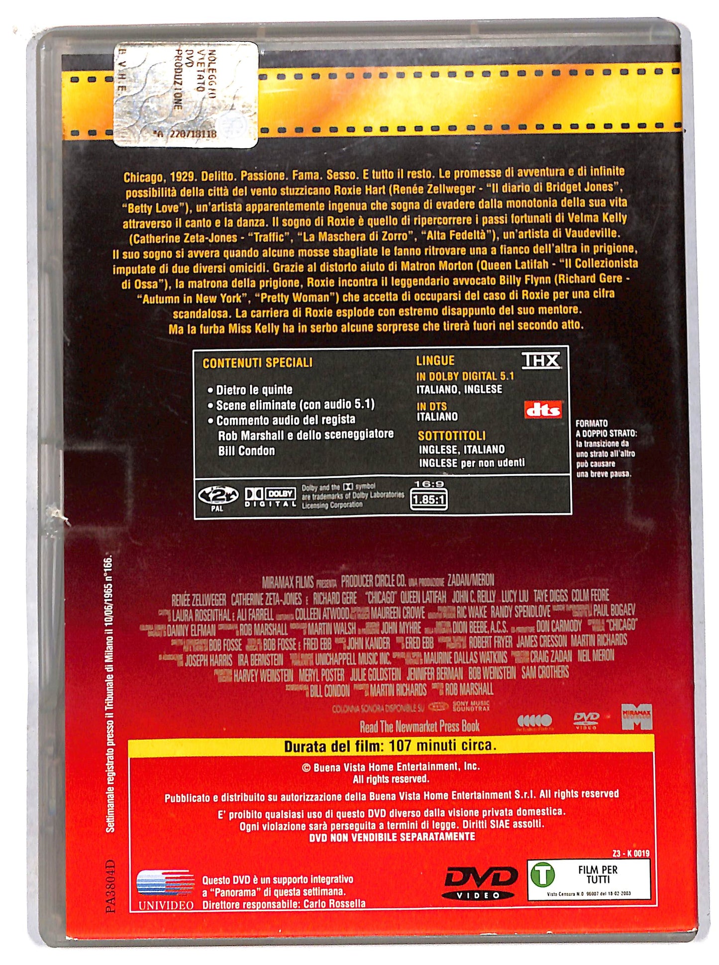 EBOND Chicago EDITORIALE DVD D706628