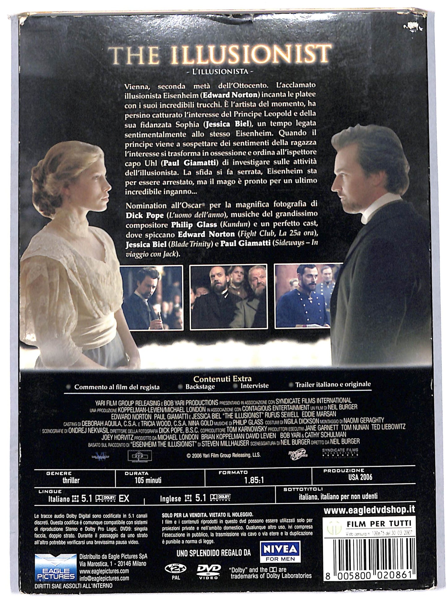 EBOND the illusionist - l'illusionista DVD D706720