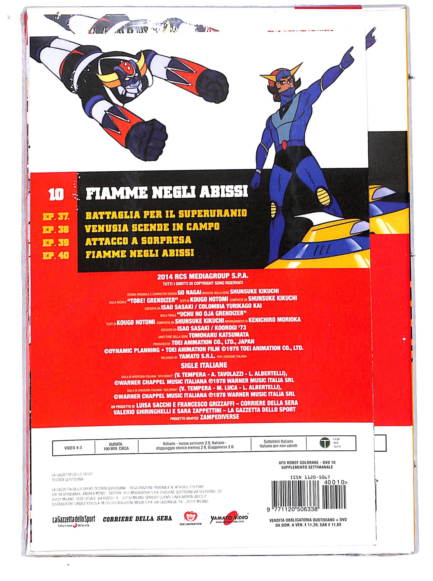 EBOND ufo robot volume 10 - fiamme negli abissi EDITORIALE DVD D706725