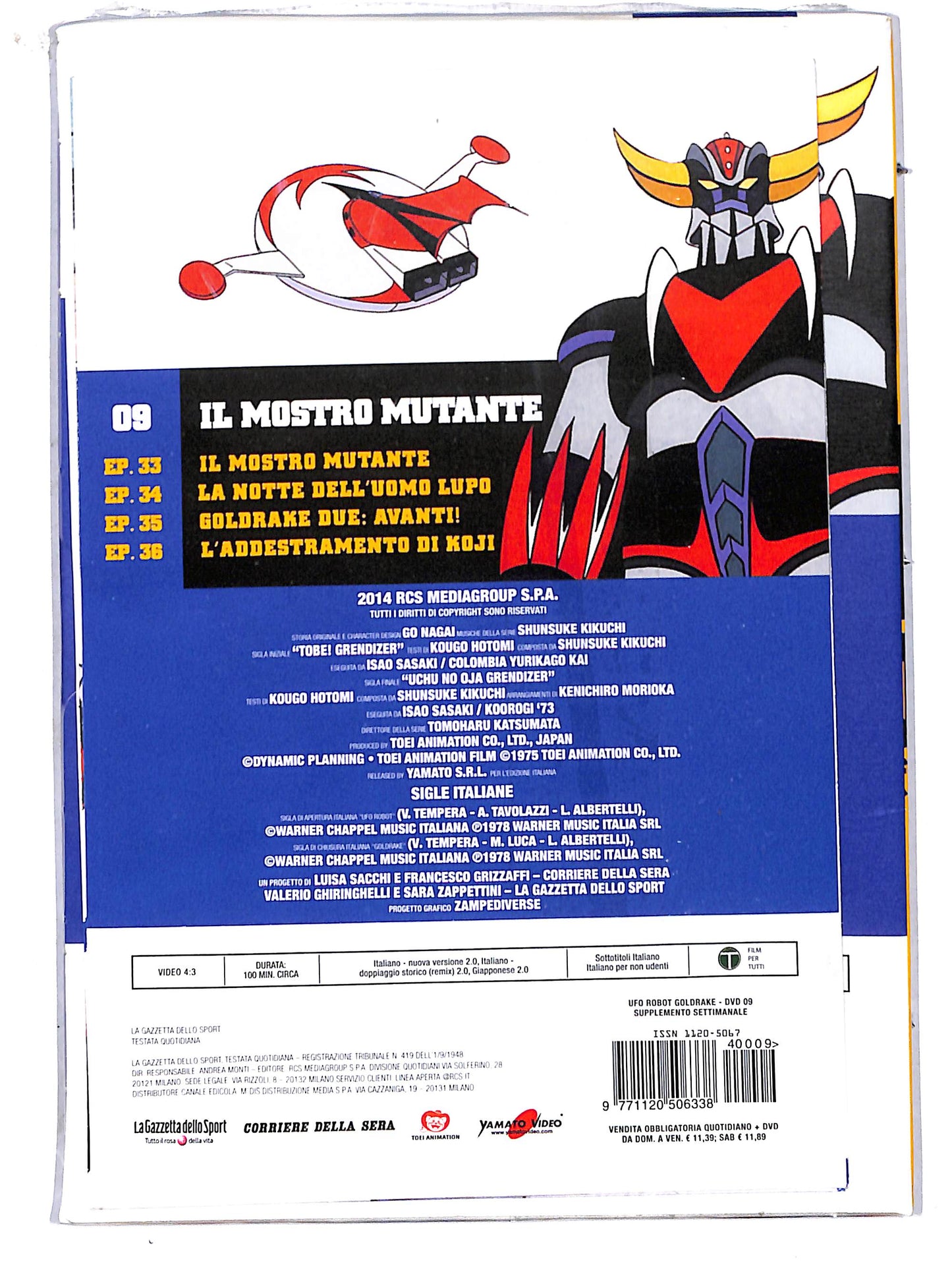 EBOND ufo robot volume 09 - il mostro mutante EDITORIALE DVD D706726