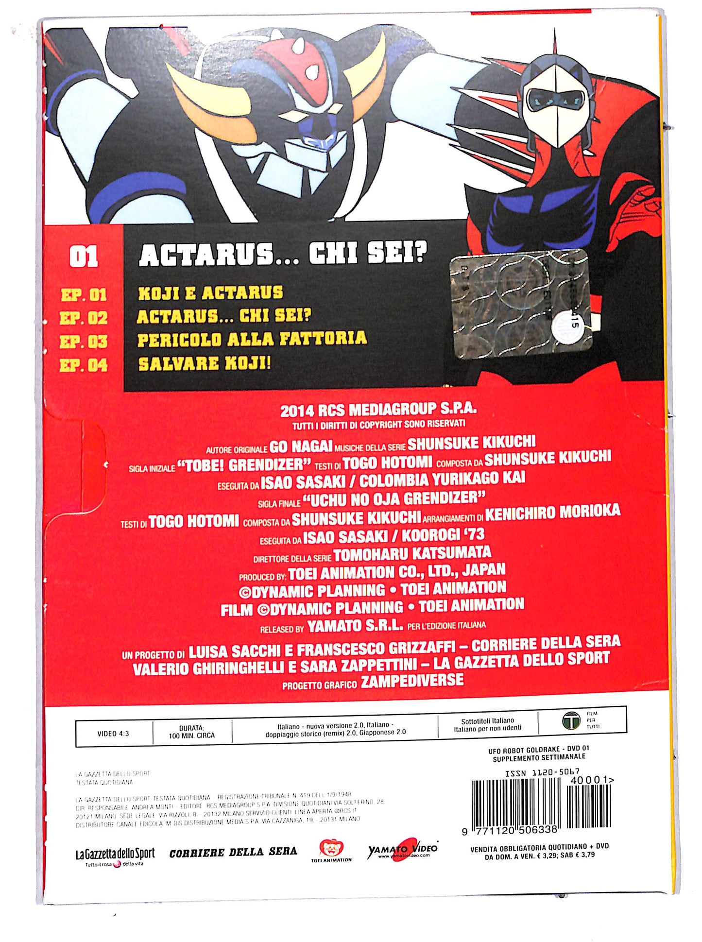 EBOND ufo robot 01 - actarus...chi sei? EDITORIALE DVD D706736