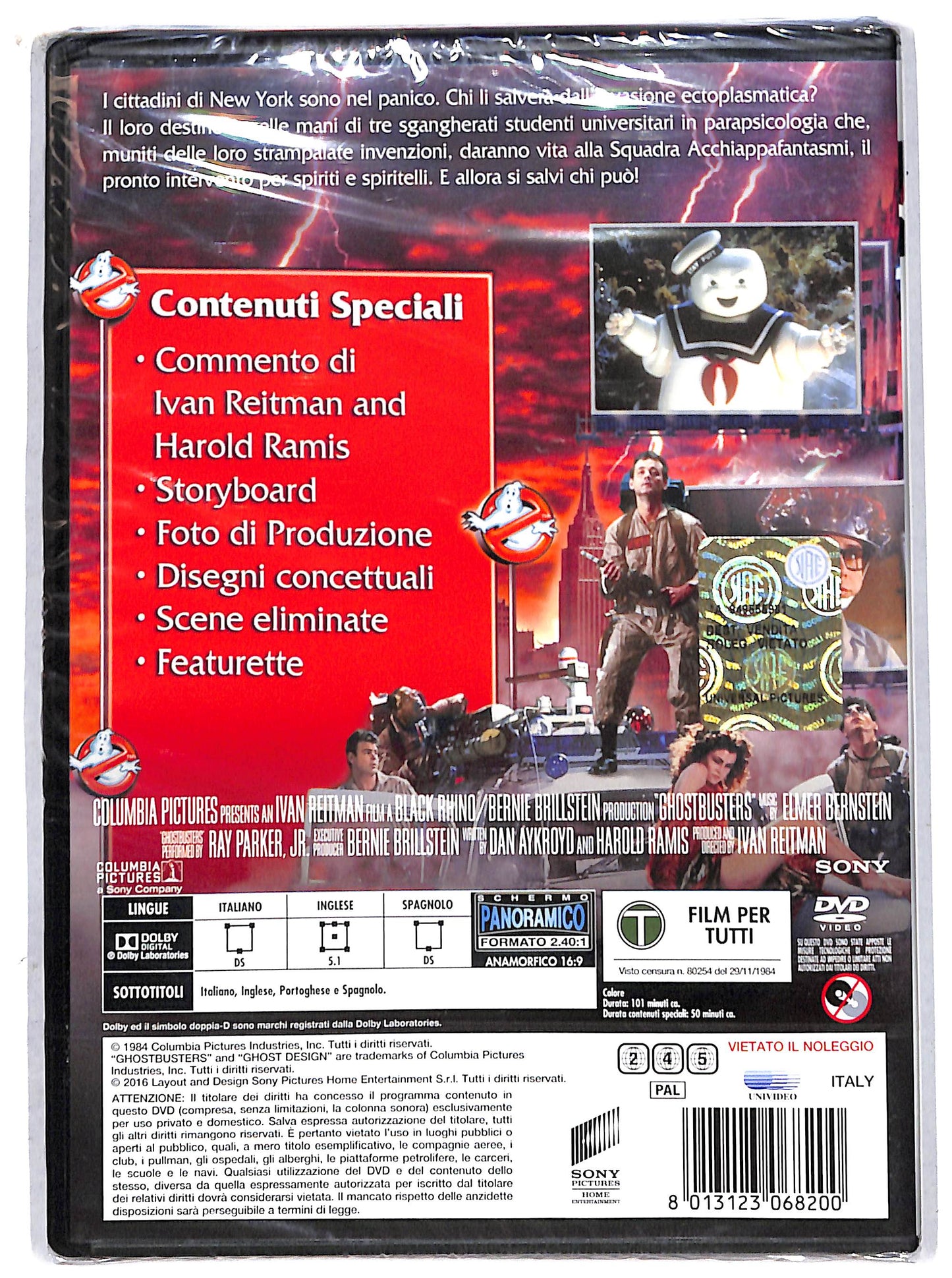 EBOND Ghostbusters - Acchiappafantasmi DVD D706747