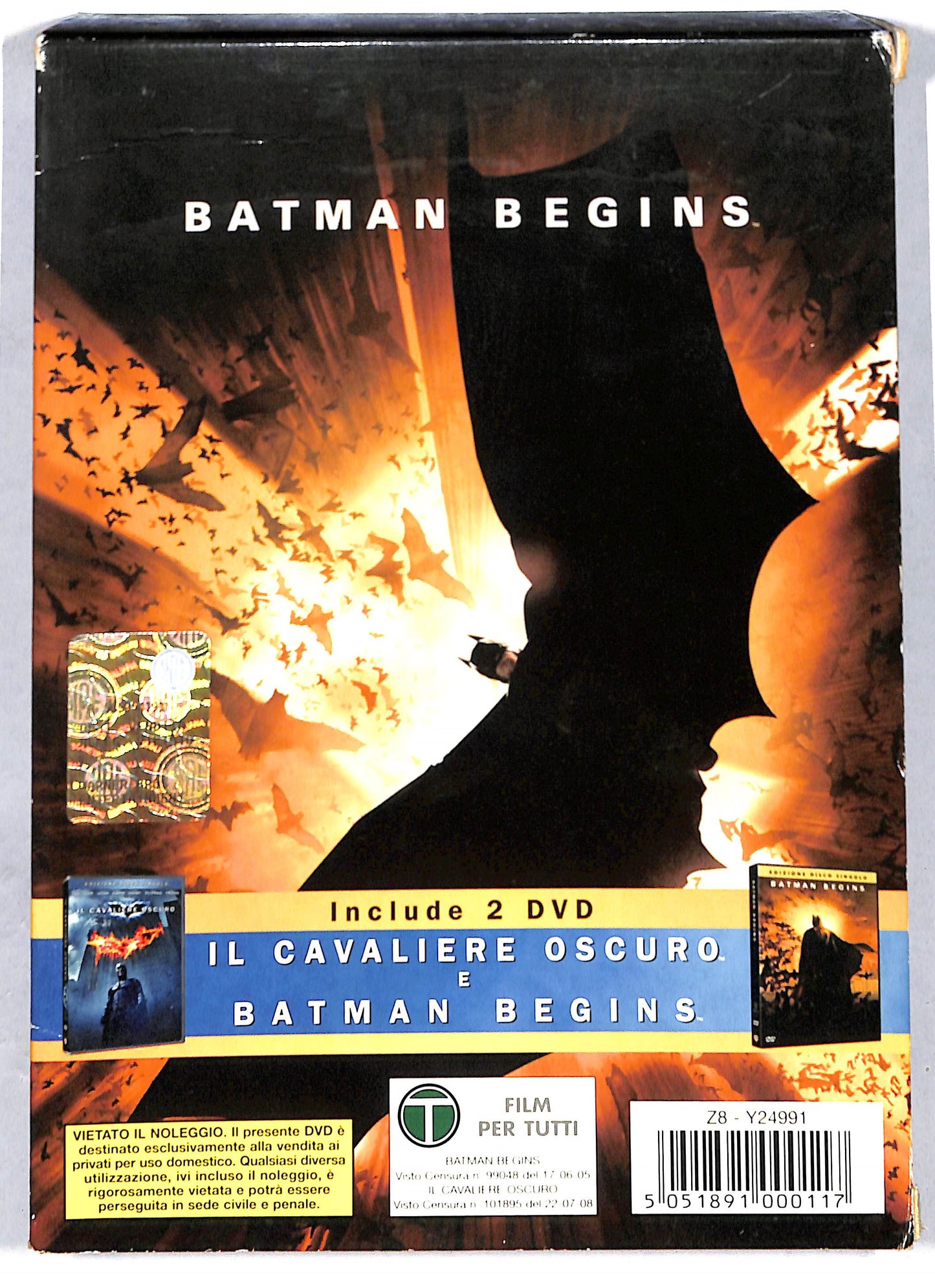 EBOND Batman Begins + Il Cavaliere Oscuro DVD D706753