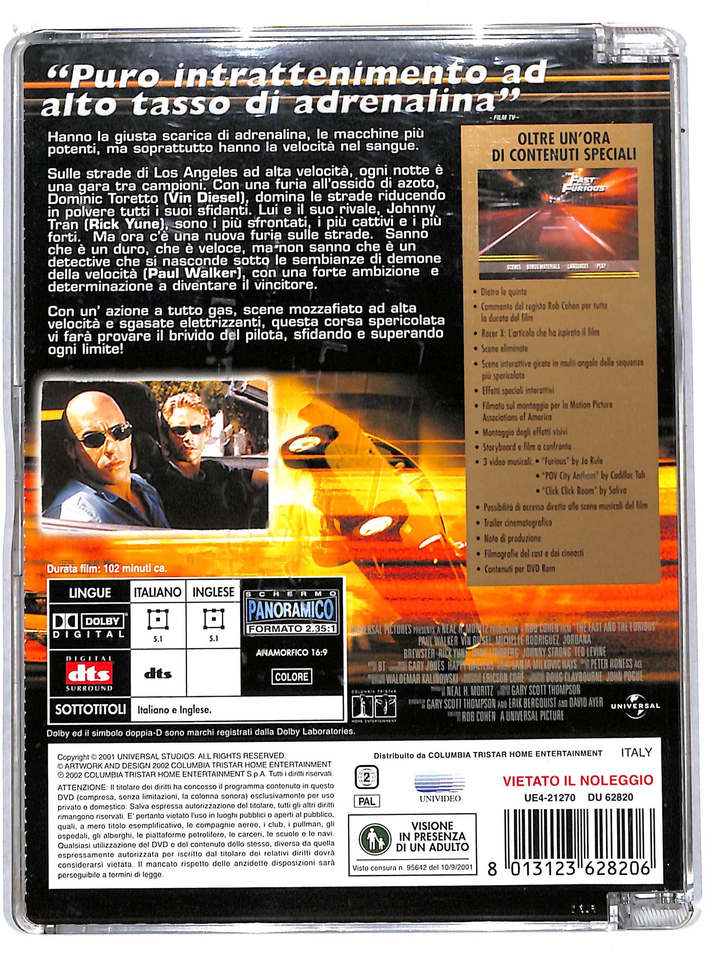 EBOND fast and furious SJB DVD D706834
