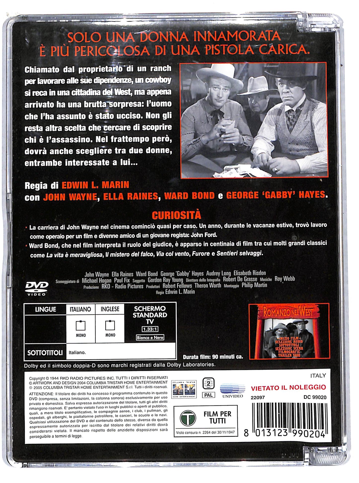 EBOND romanzo nel west  SJB DVD D706883