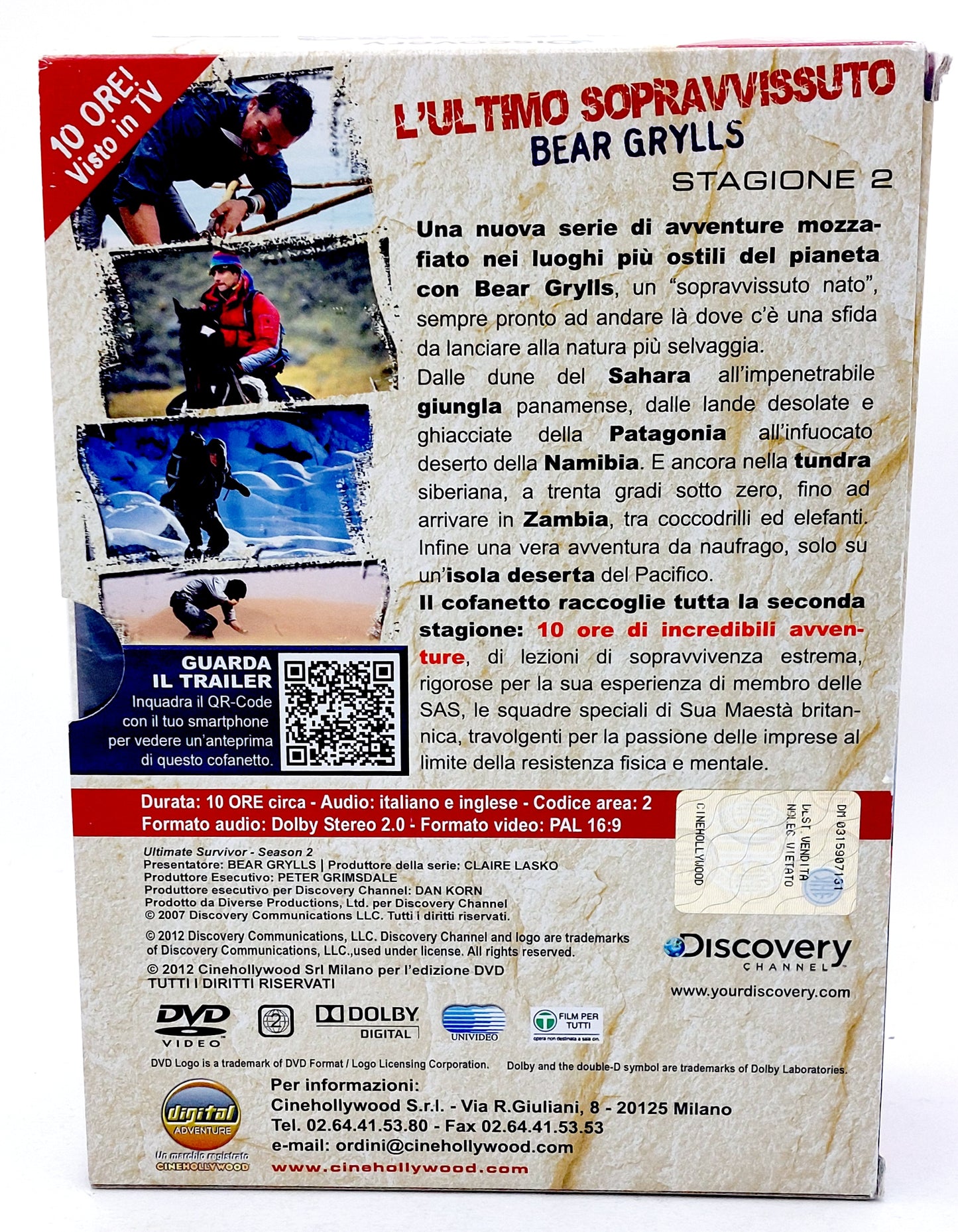 EBOND L'ultimo sopravvissuto Bear Grylls Stagione 2 EDITORIALE DVD D707102
