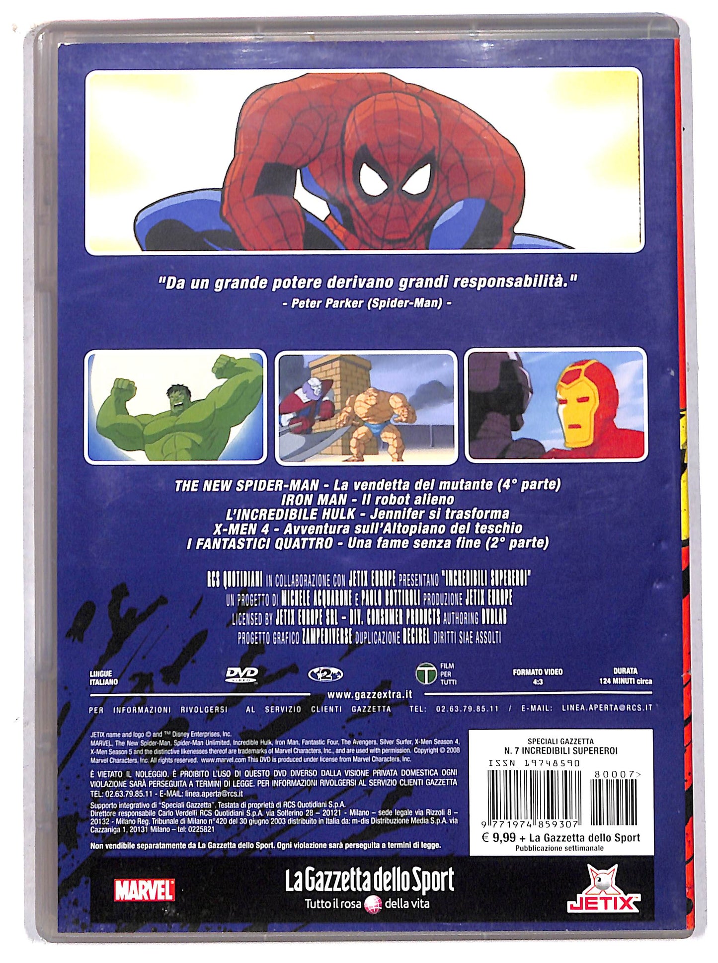 EBOND incredibili supereroi, 7 - attenti al punitore EDITORIALE DVD D707411