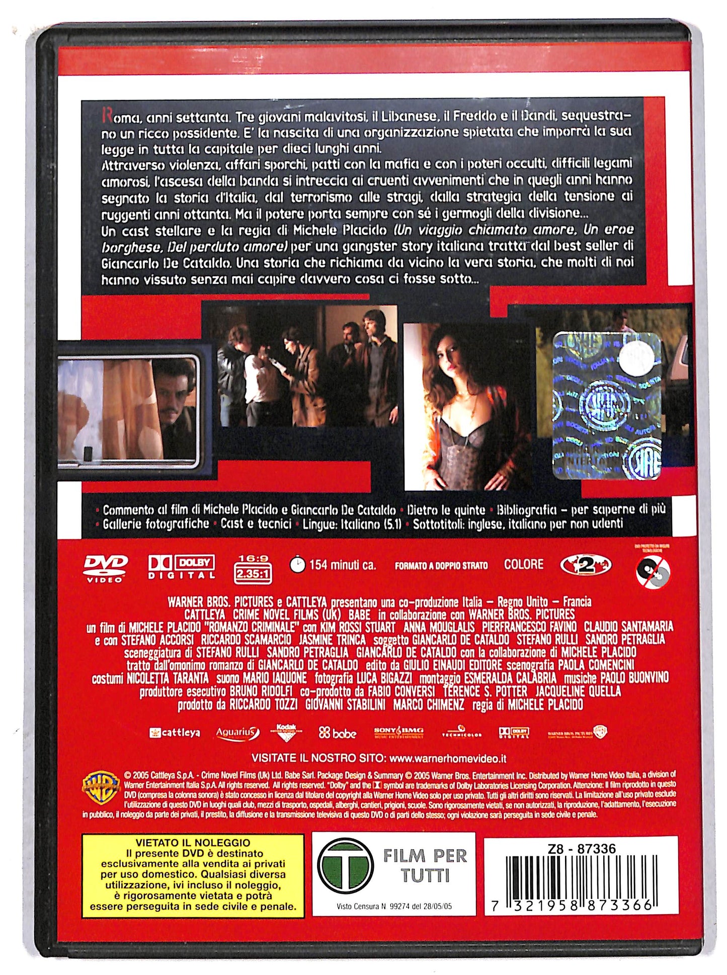 EBOND romanzo criminale DVD D707428