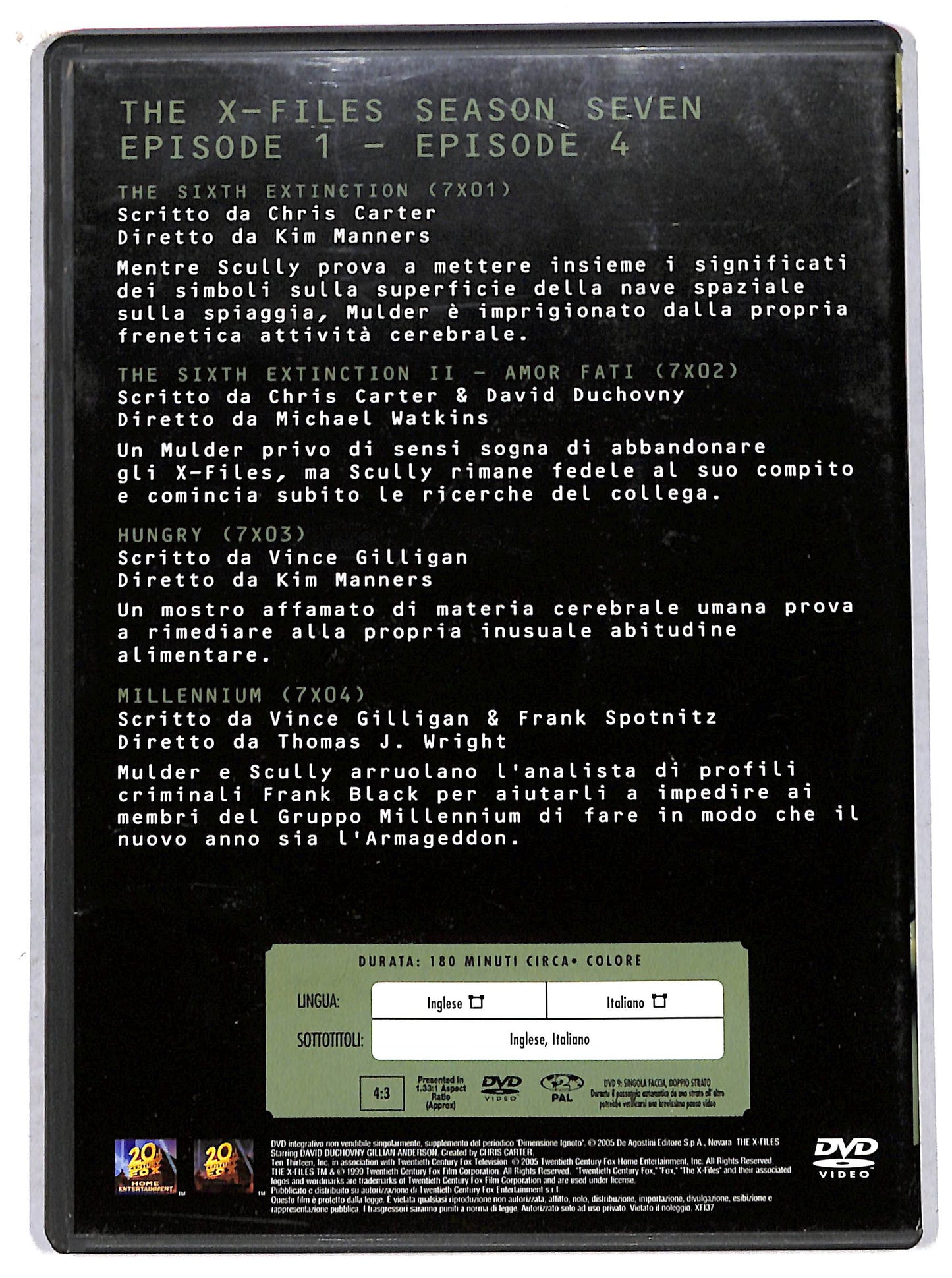 EBOND the x files - season seven volume 1 EDITORIALE DVD D707633