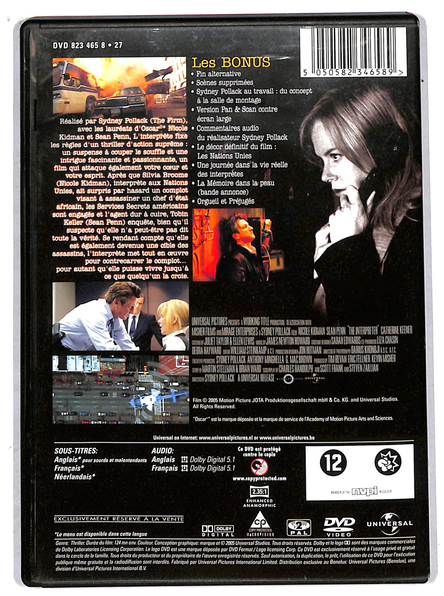 EBOND L’interprete - Belgium edition DVD D707651