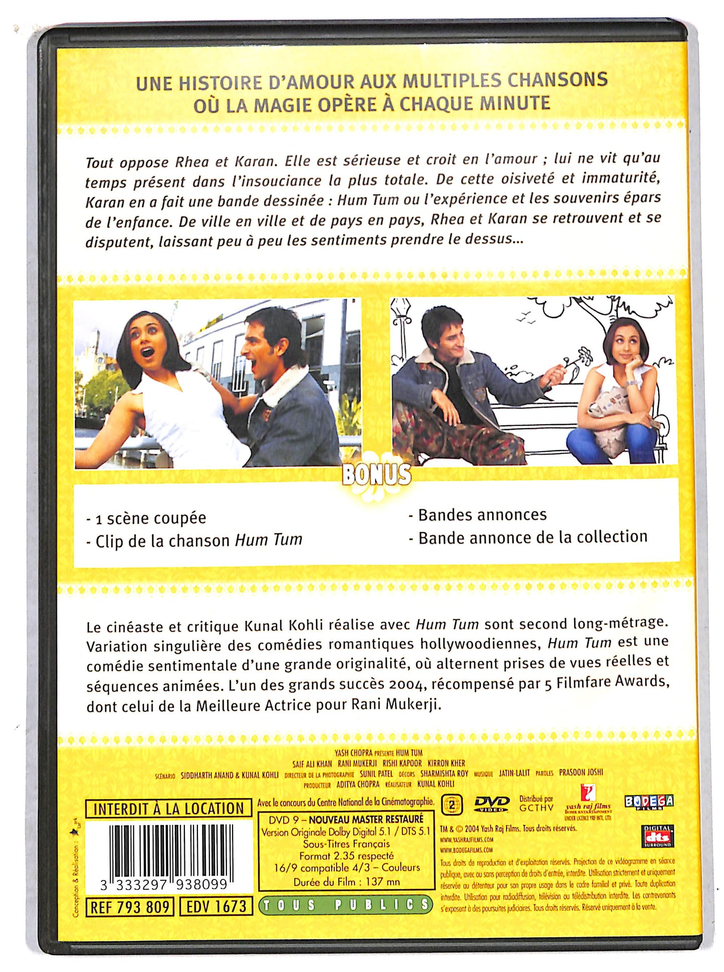 EBOND Hum Tum (2004) - francais edition DVD D707661