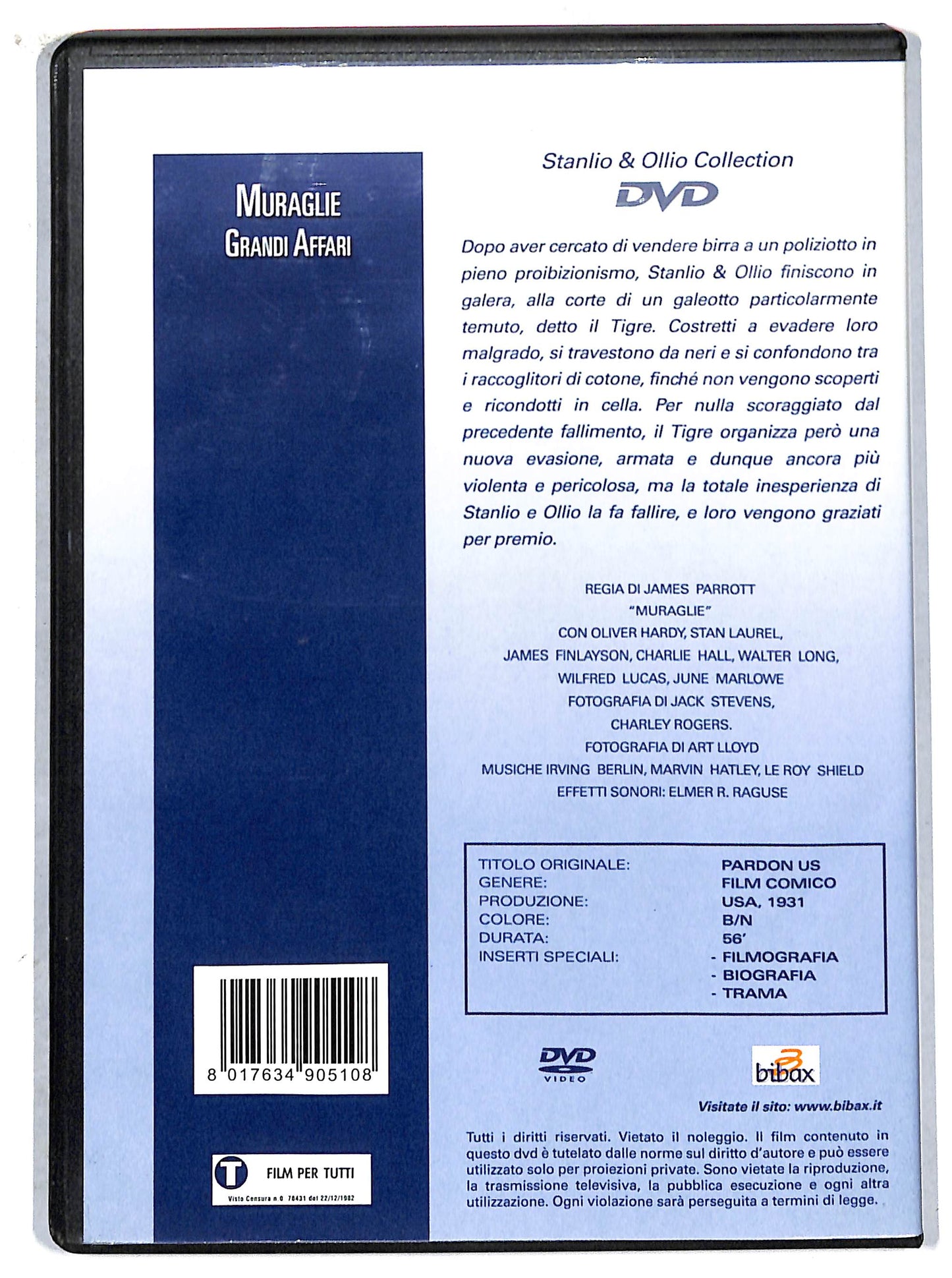 EBOND stanlio & ollio Vol 4 - muraglie, grandi affari DVD D708243