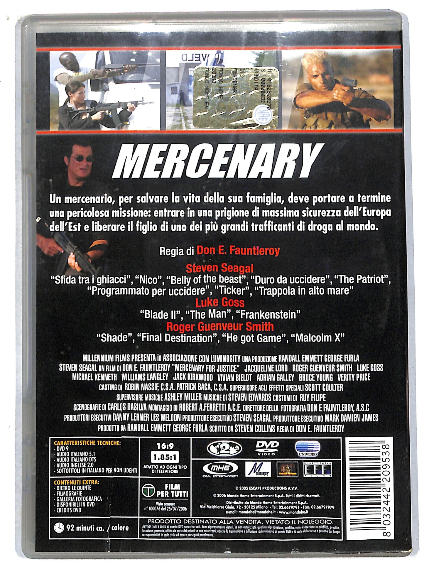 EBOND mercenary DVD D708249