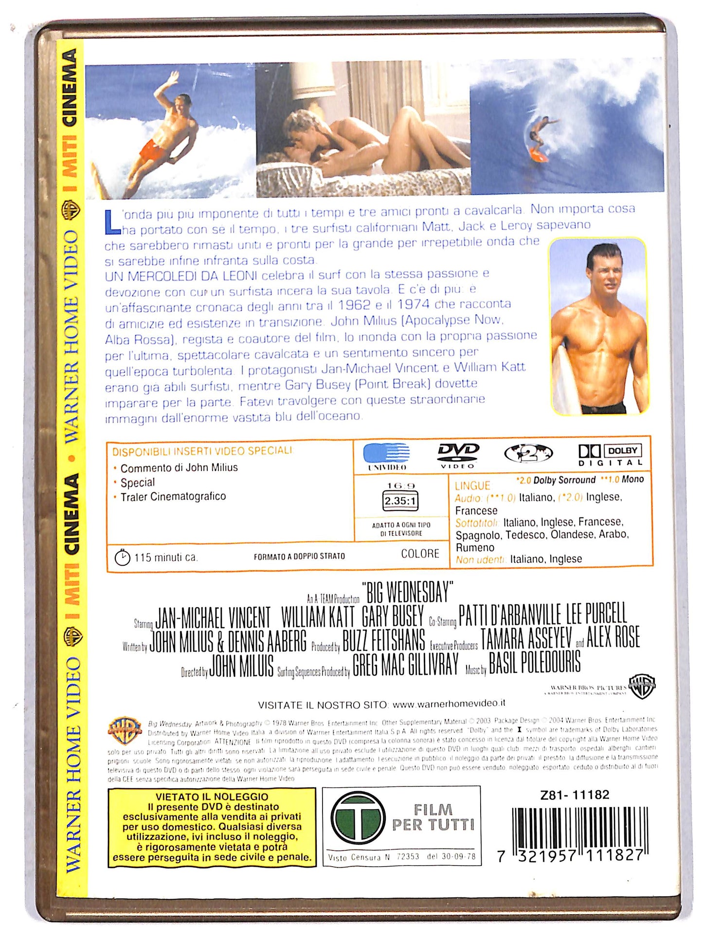 EBOND un mercoledi da leoni DVD D708325