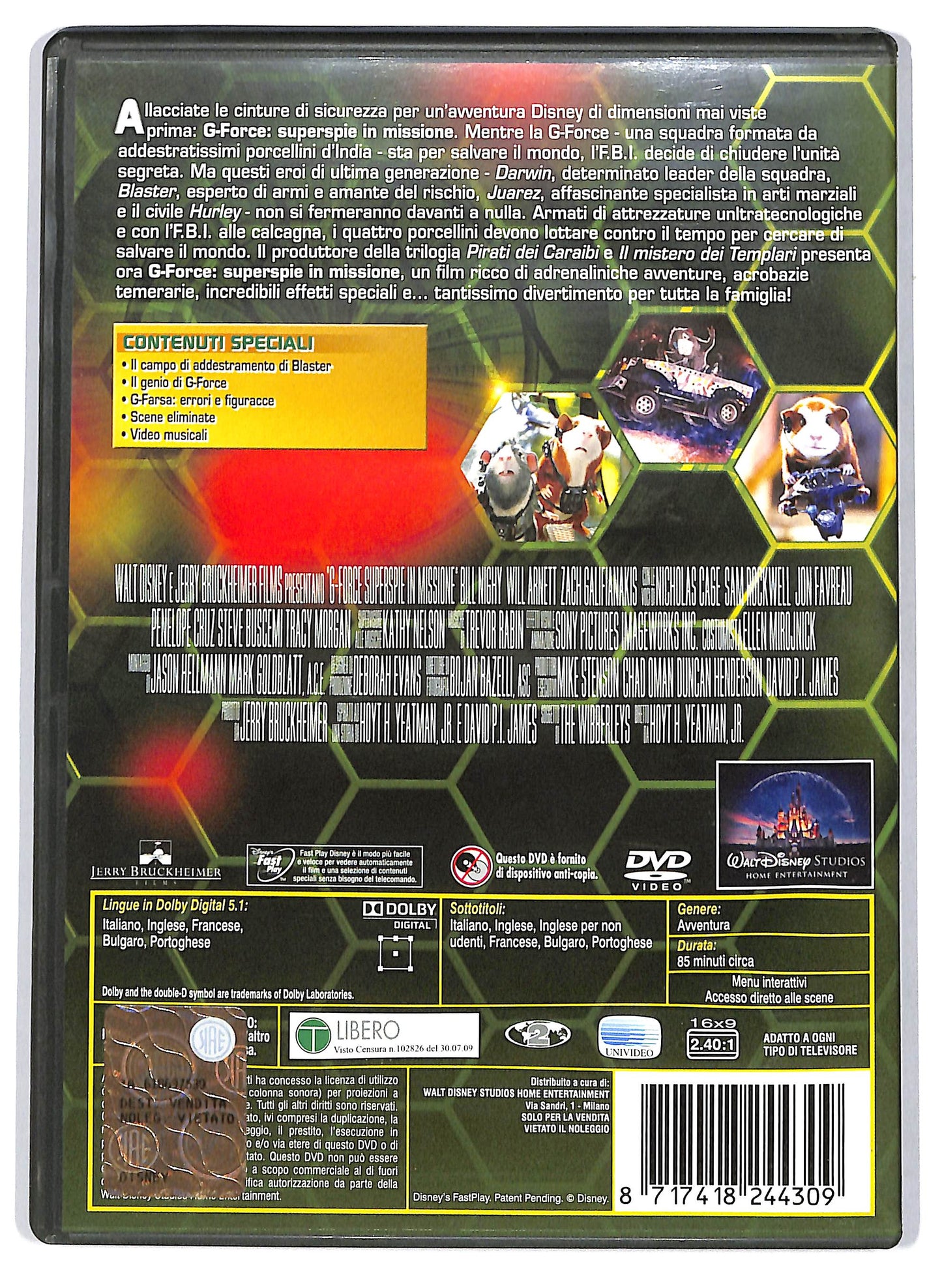 EBOND G-Force - Superspie in missione DVD D708517