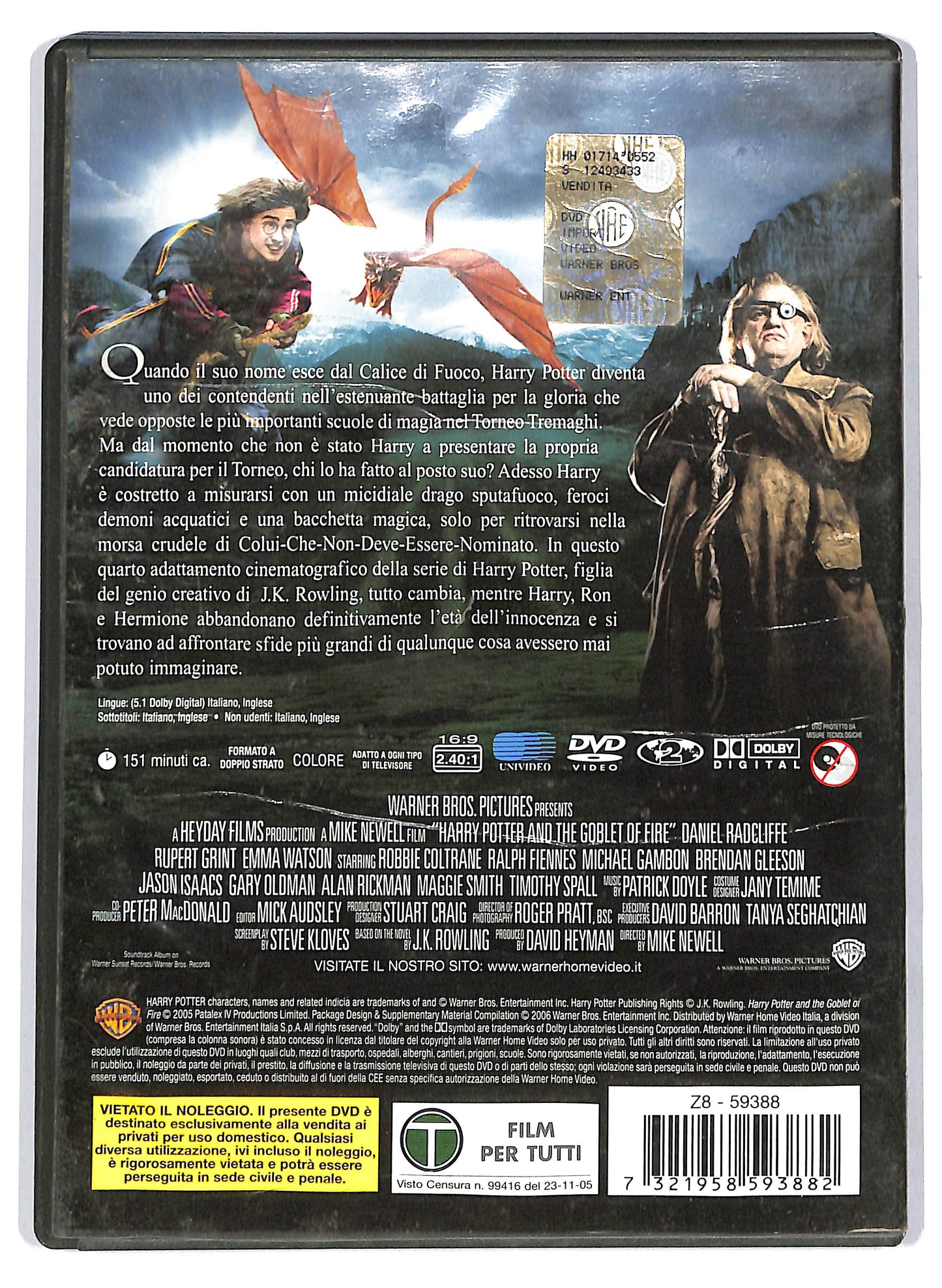 EBOND Harry Potter e il calice di fuoco DVD D708520
