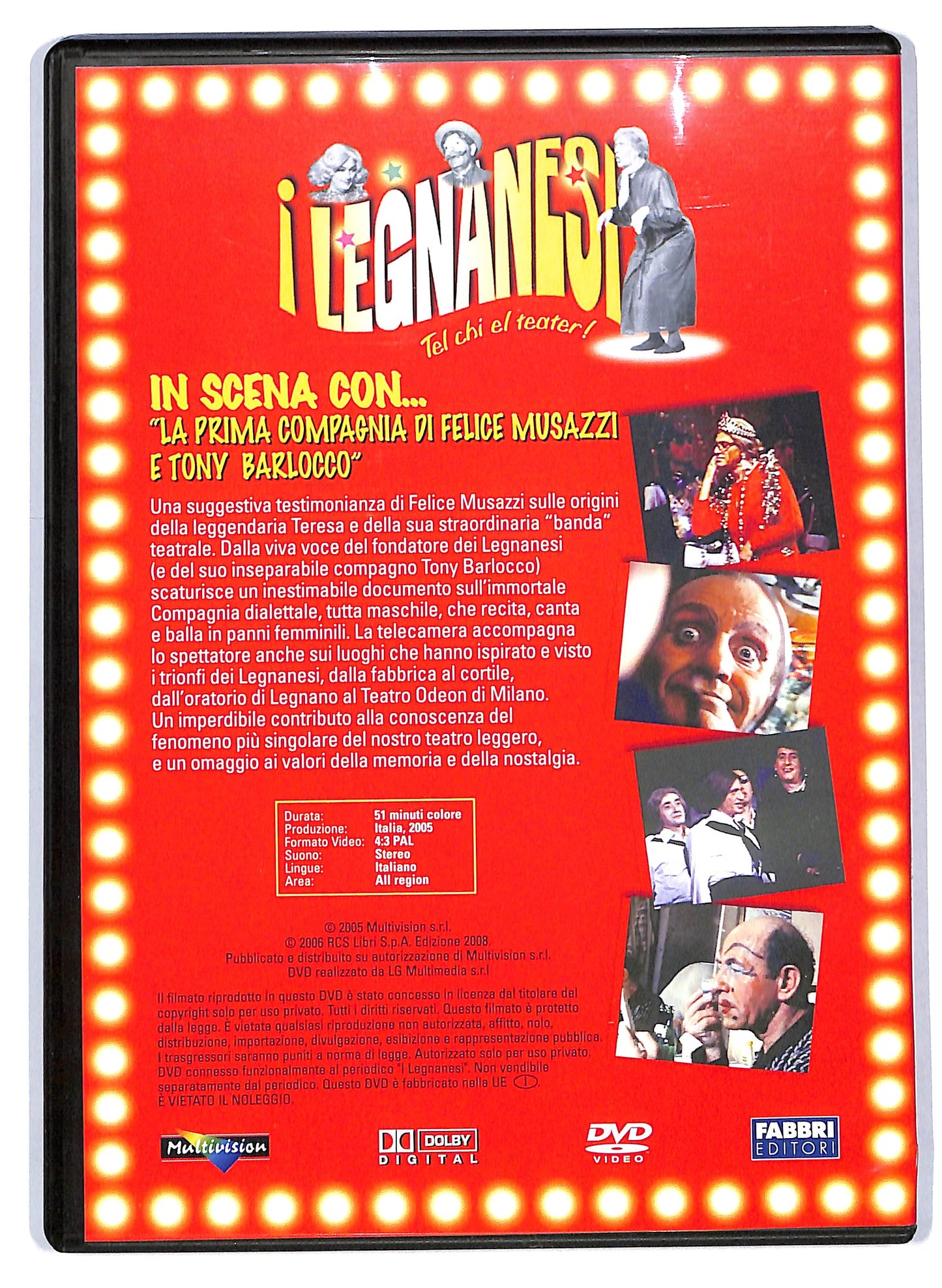 EBOND I Legnanesi - In scena con.. La prima compagnia di.. DVD D708910