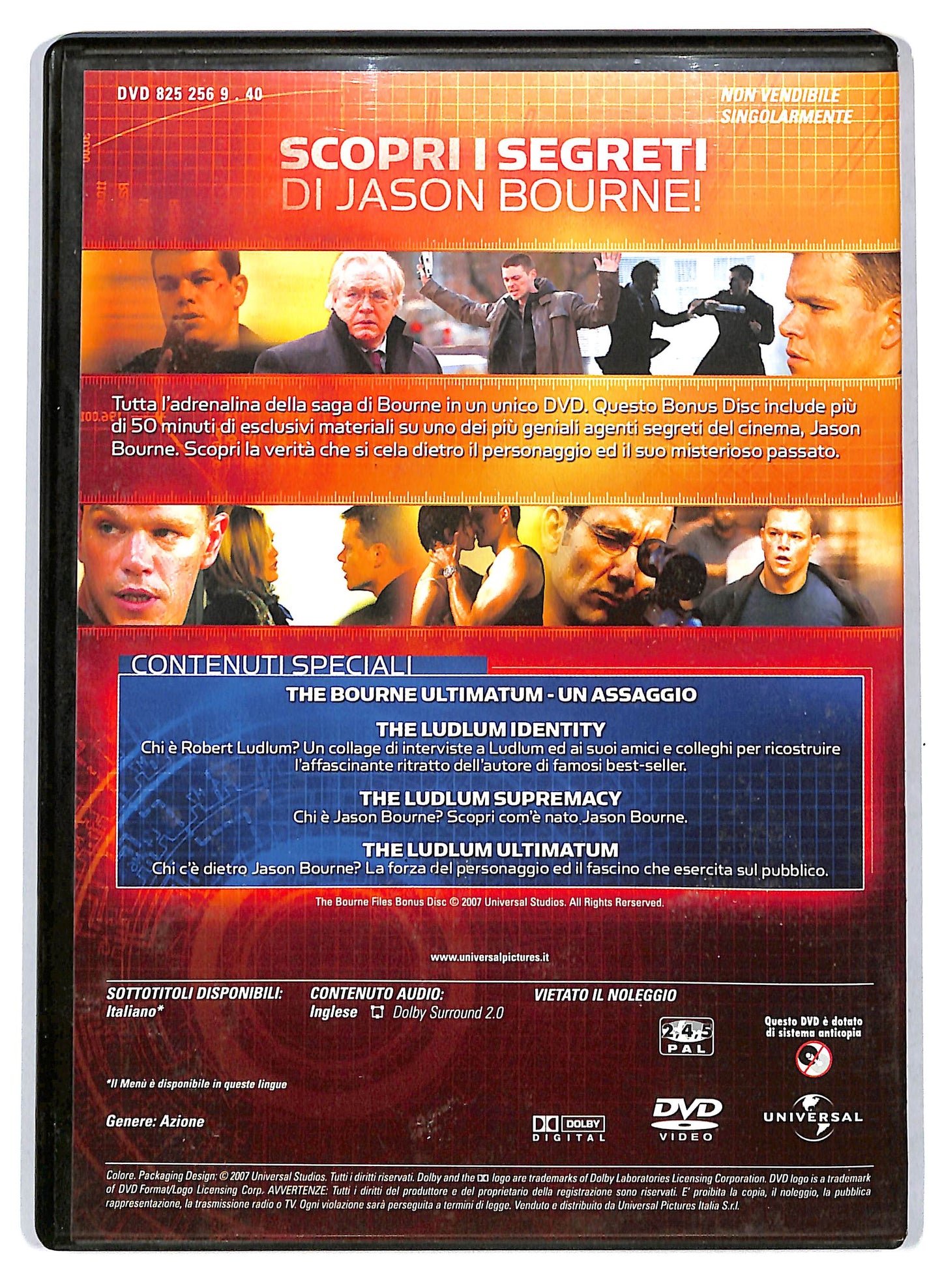 EBOND The bourne files - Bonus disc EDITORIALE DVD D709023
