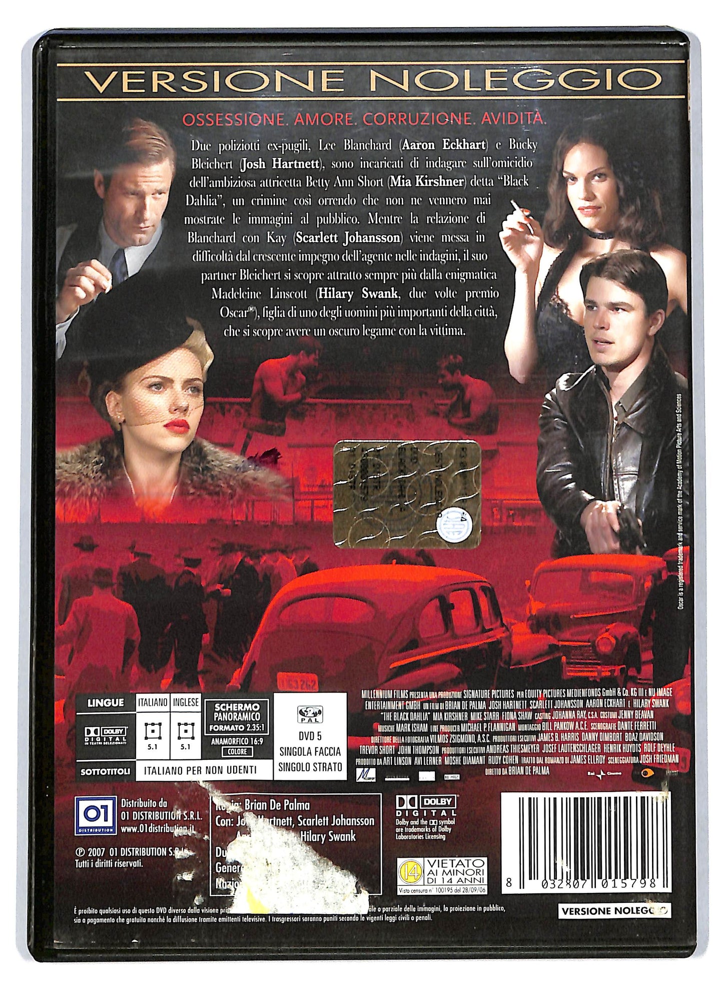 EBOND Black Dahlia NOLEGGIO DVD D709029
