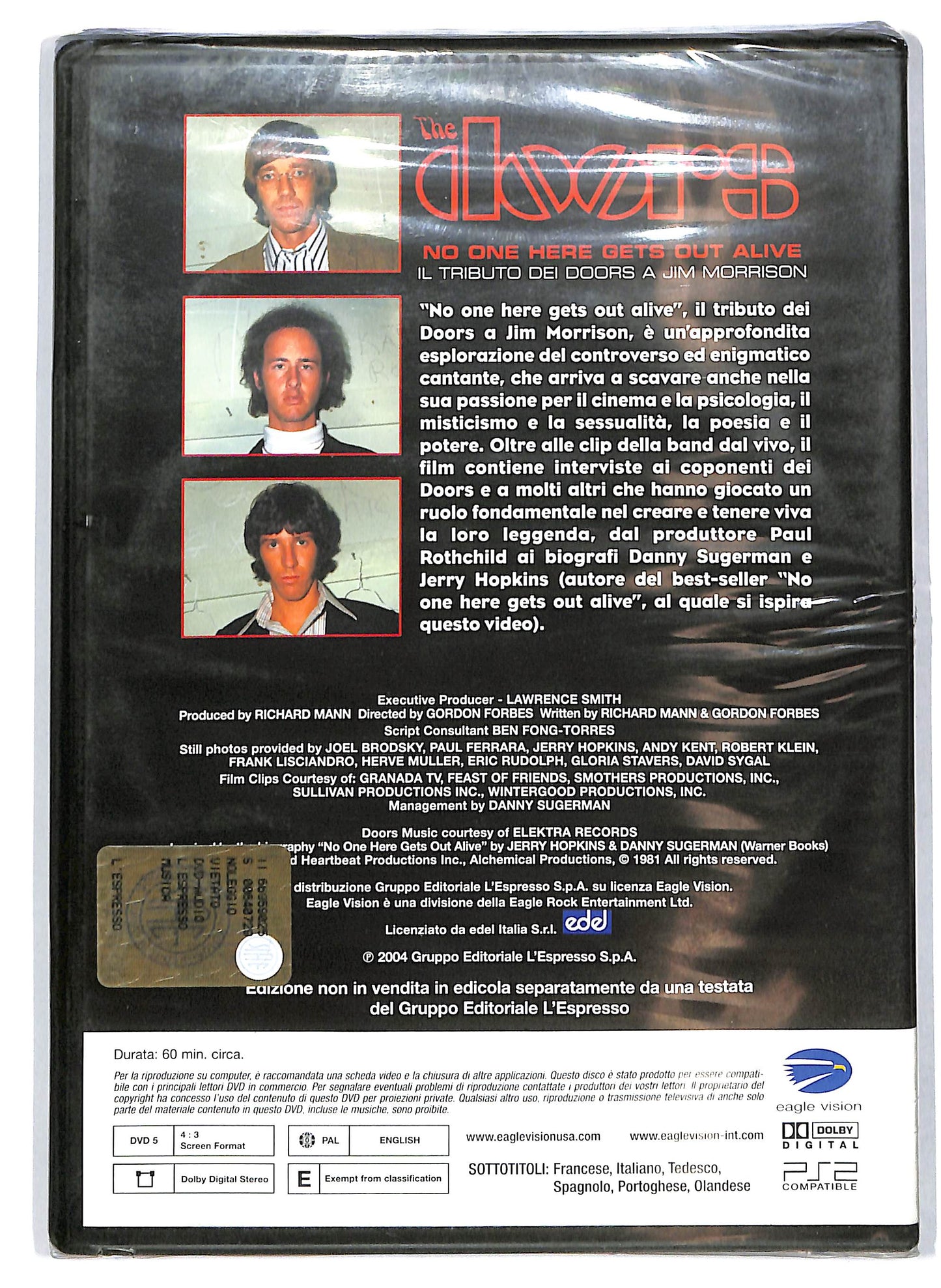 EBOND The ddors - No one here gets out alive Il tributo..EDITORIALE DVD D709045