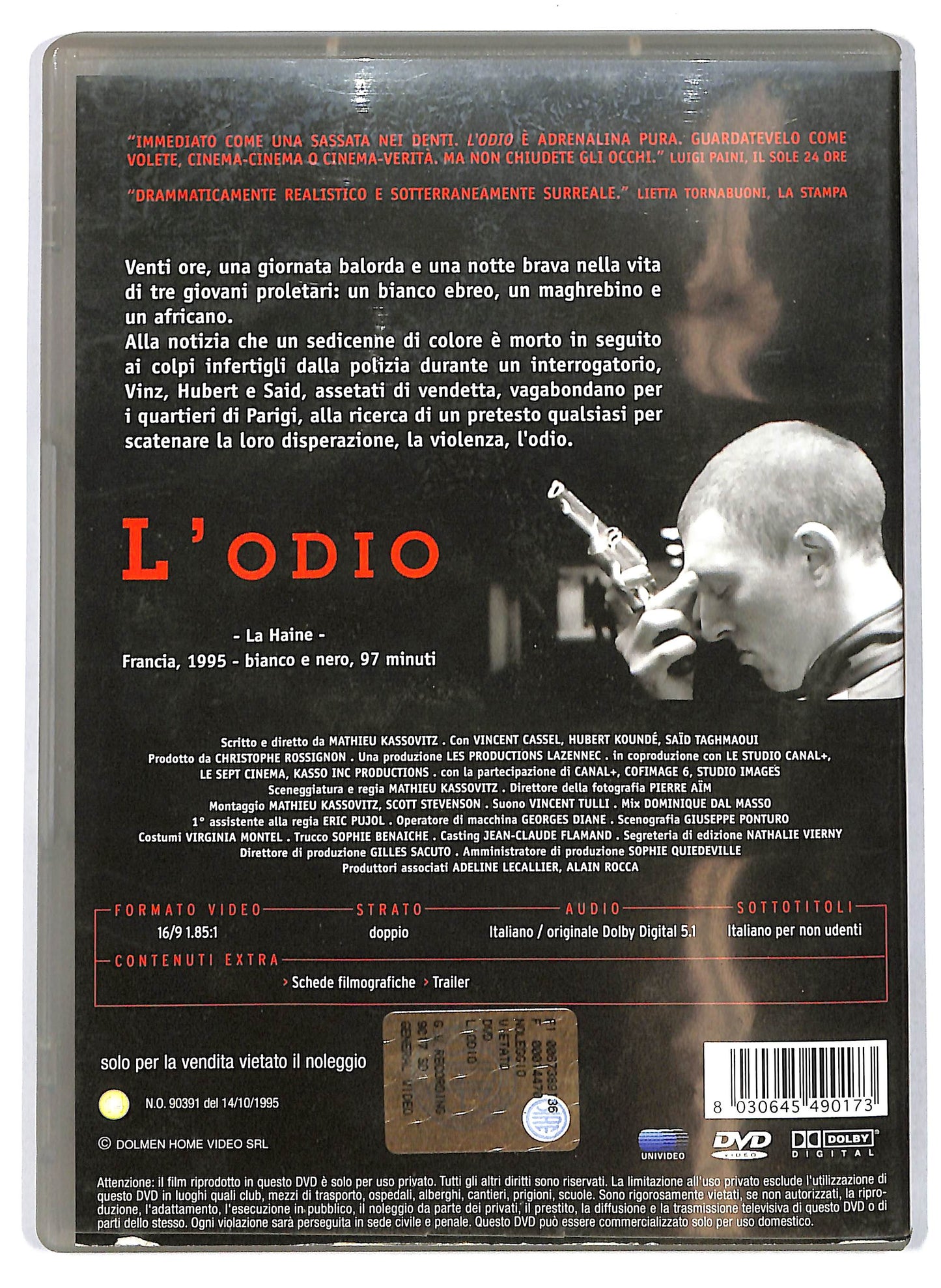 EBOND L'Odio DVD D709221