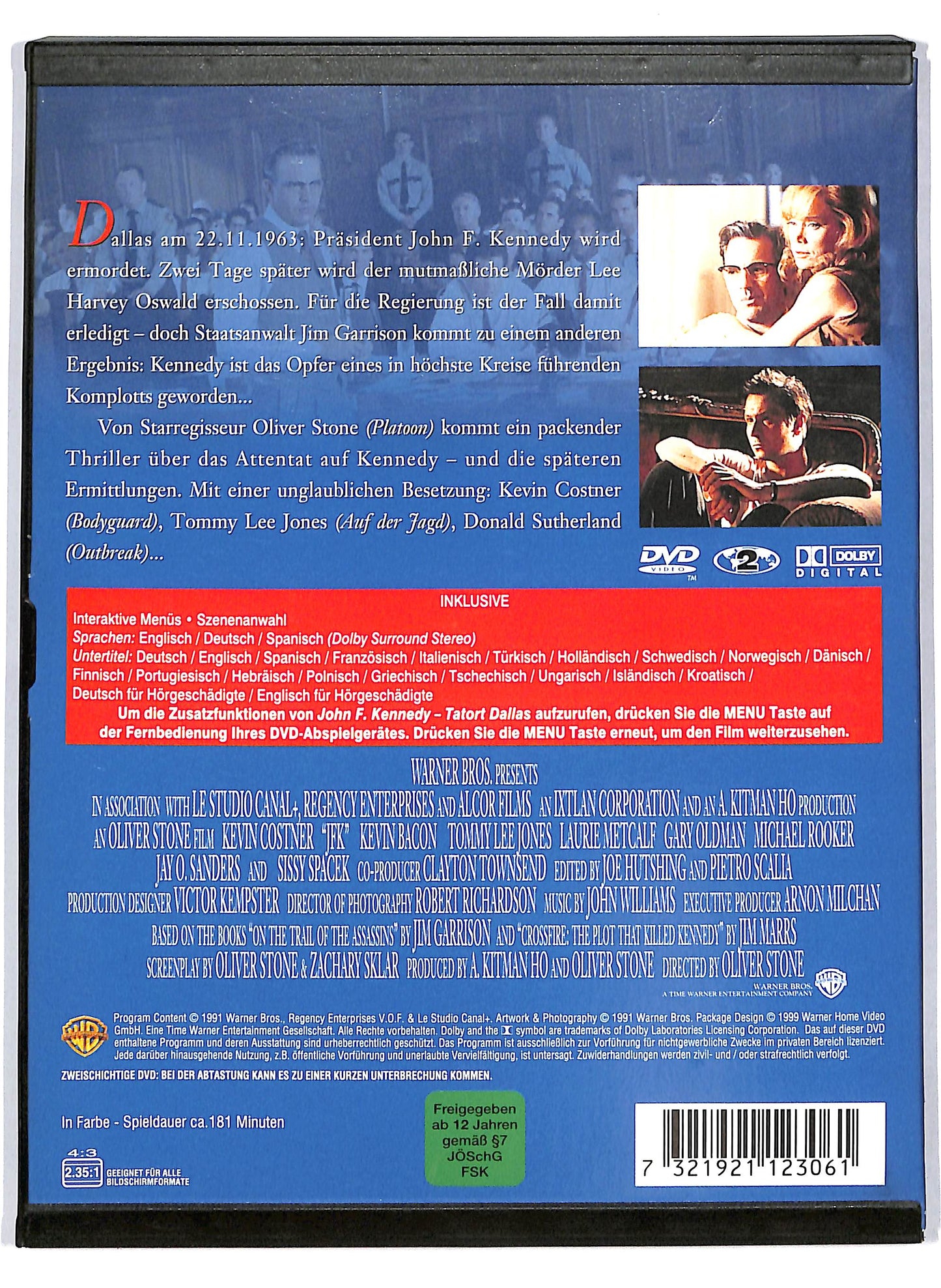 EBOND JFK – Tatort Dallas SNAPPER DVD D709228