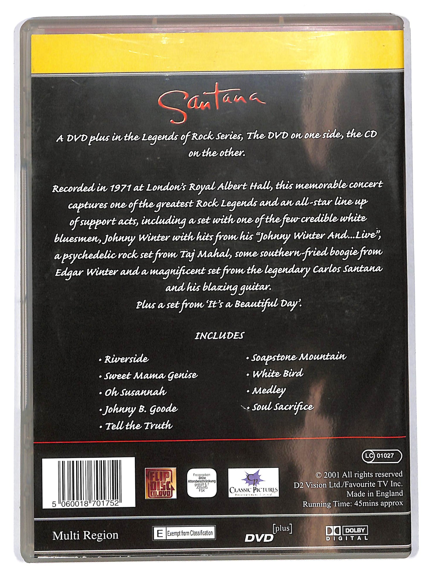 EBOND Legends of Rock - Santana DVD D709238