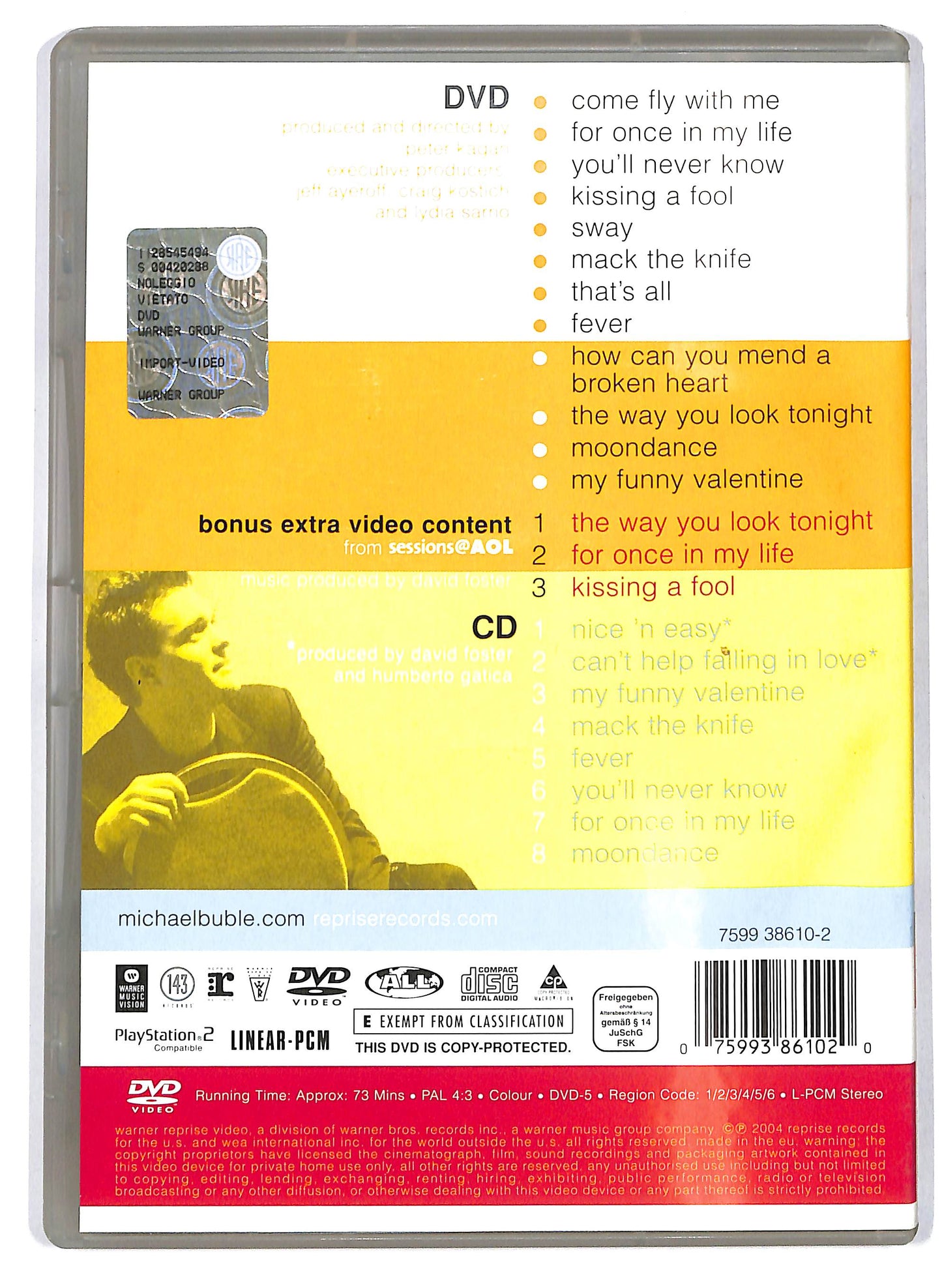 EBOND Michael Buble – Come Fly With Me DVD D709253