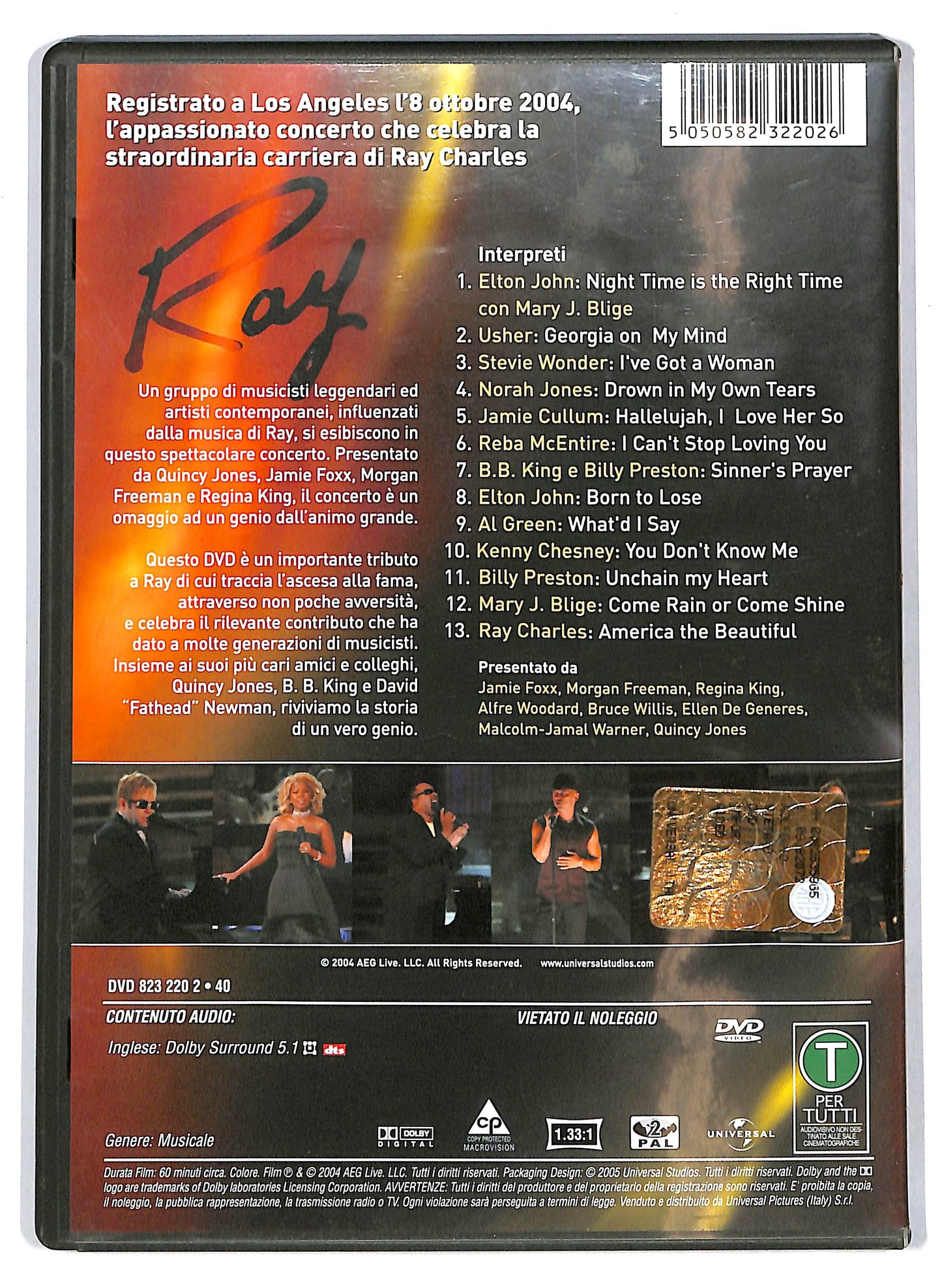 EBOND Ray Genius - Tributo al genio di Ray Charles DVD D709321