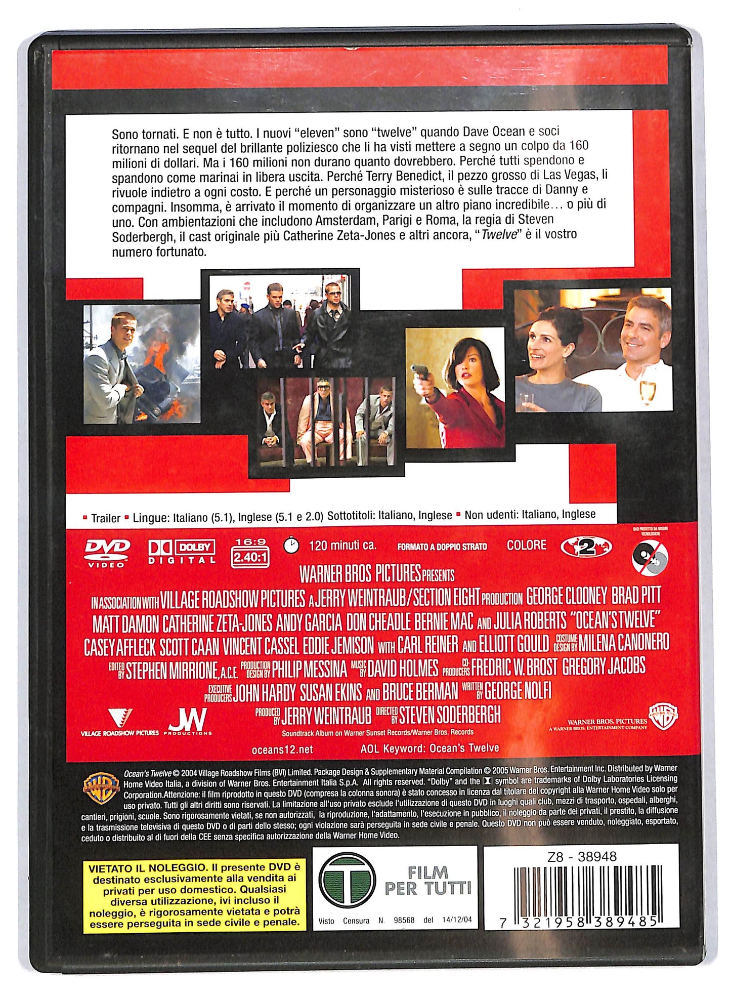 EBOND Ocean's Twelve DVD D709330