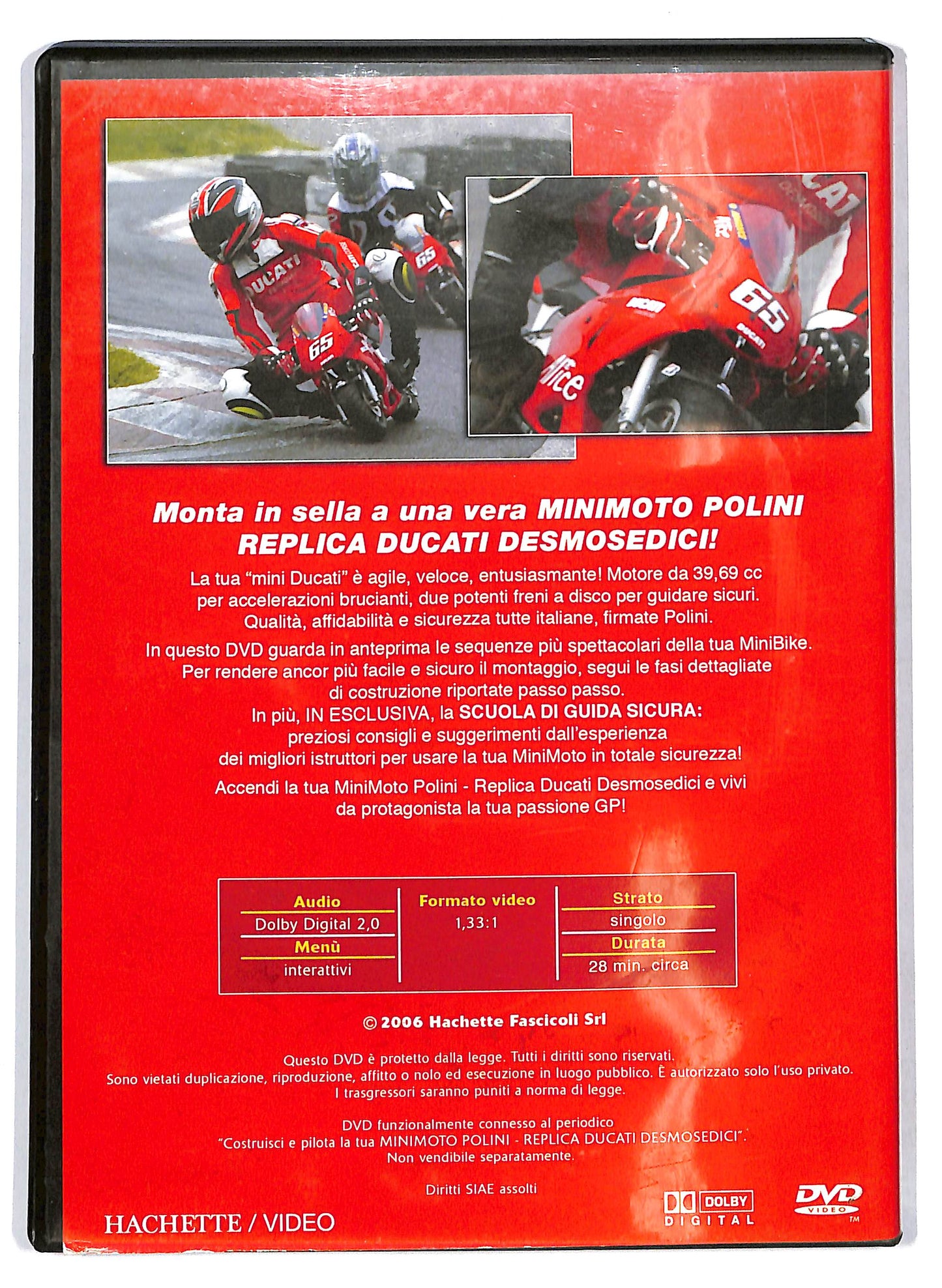 EBOND Costruisce e pilota la tua minimoto Ducati EDITORIALE DVD D709331