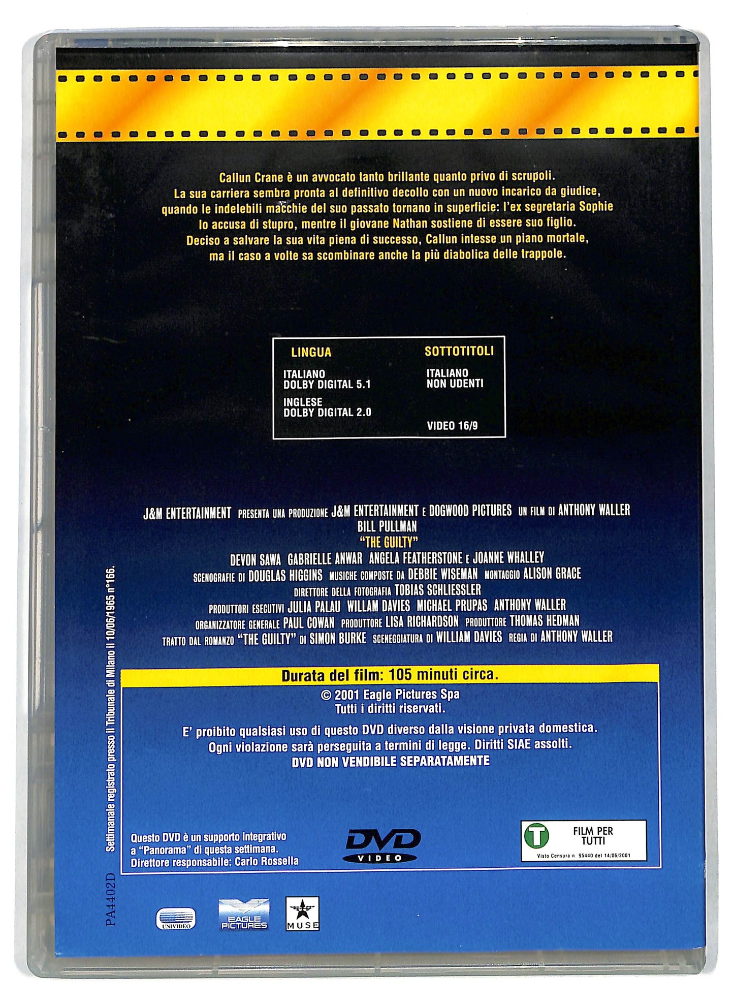 EBOND The Guilty - Il colpevole EDITORIALE DVD D709343