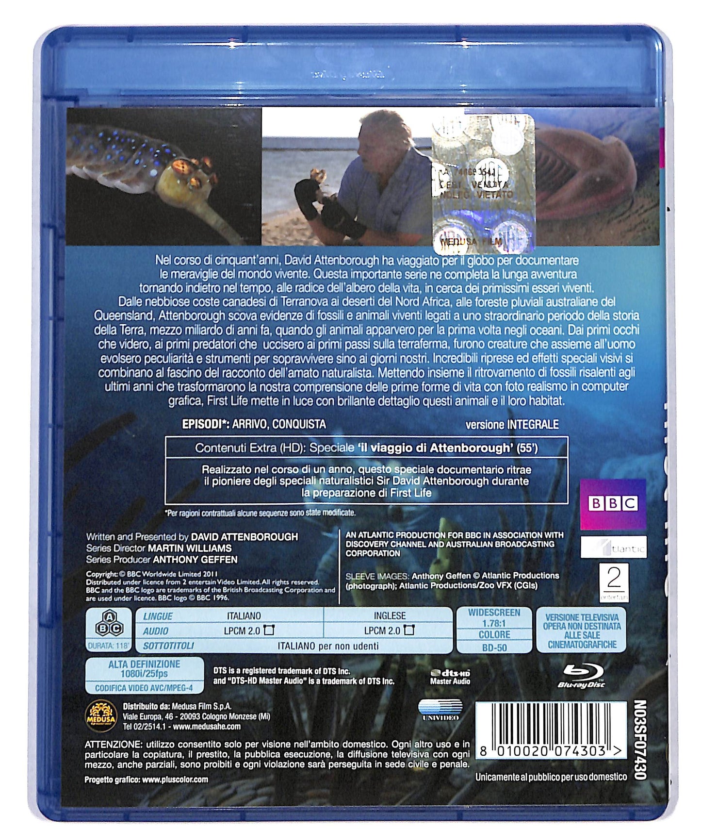 EBOND First Life L'origine della vita BLURAY D709414