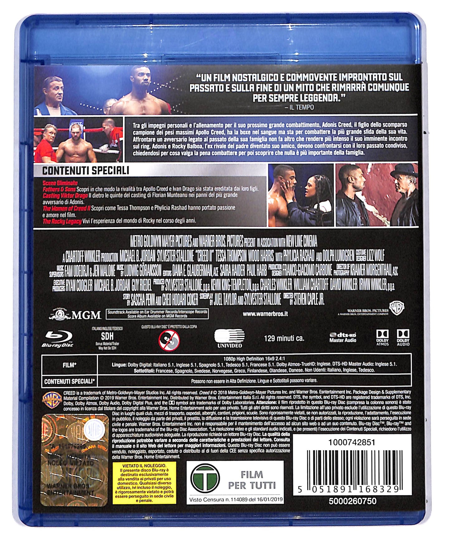 EBOND Creed II BLURAY D709461