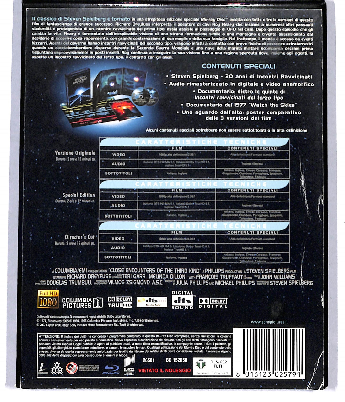 EBOND Incontri Ravvicinati Del Terzo Tipo 30th Anniversary Ultimate Edition BLURAY D709479