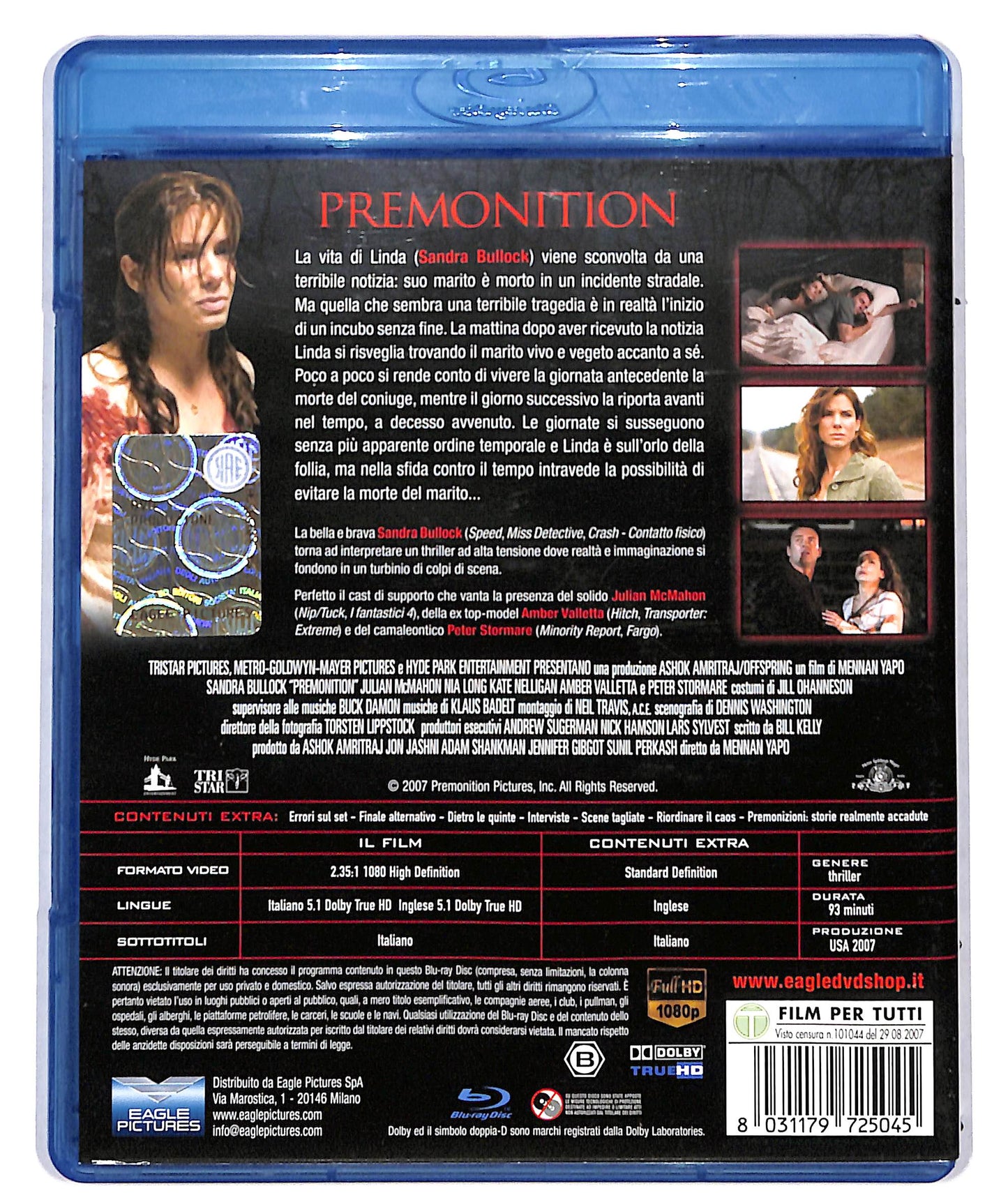 EBOND Premonition NOLEGGIO BLURAY D709525