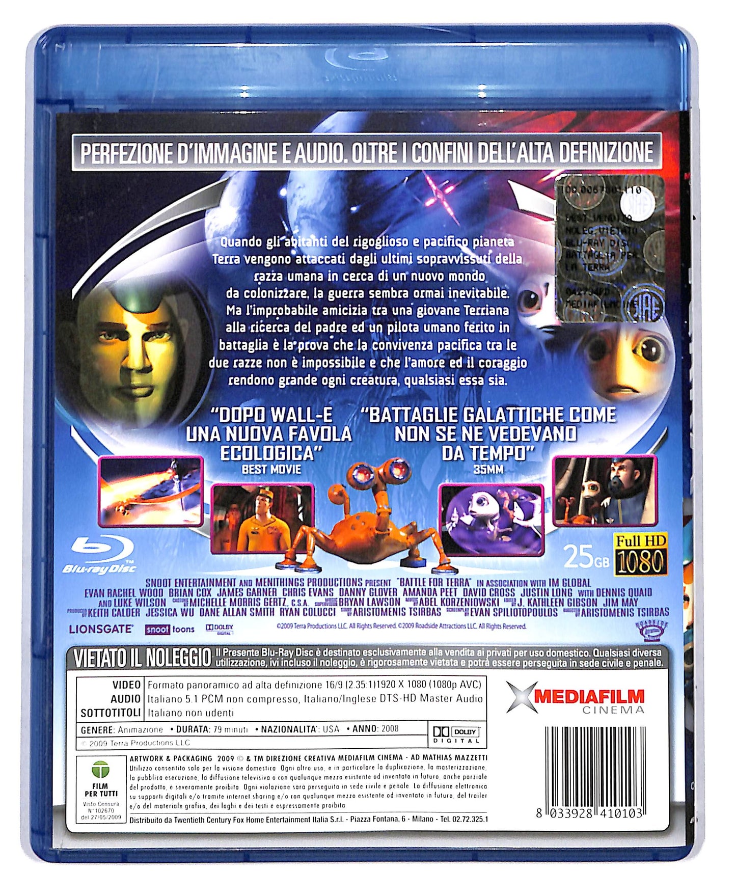 EBOND battaglia per la terra BLURAY D709553